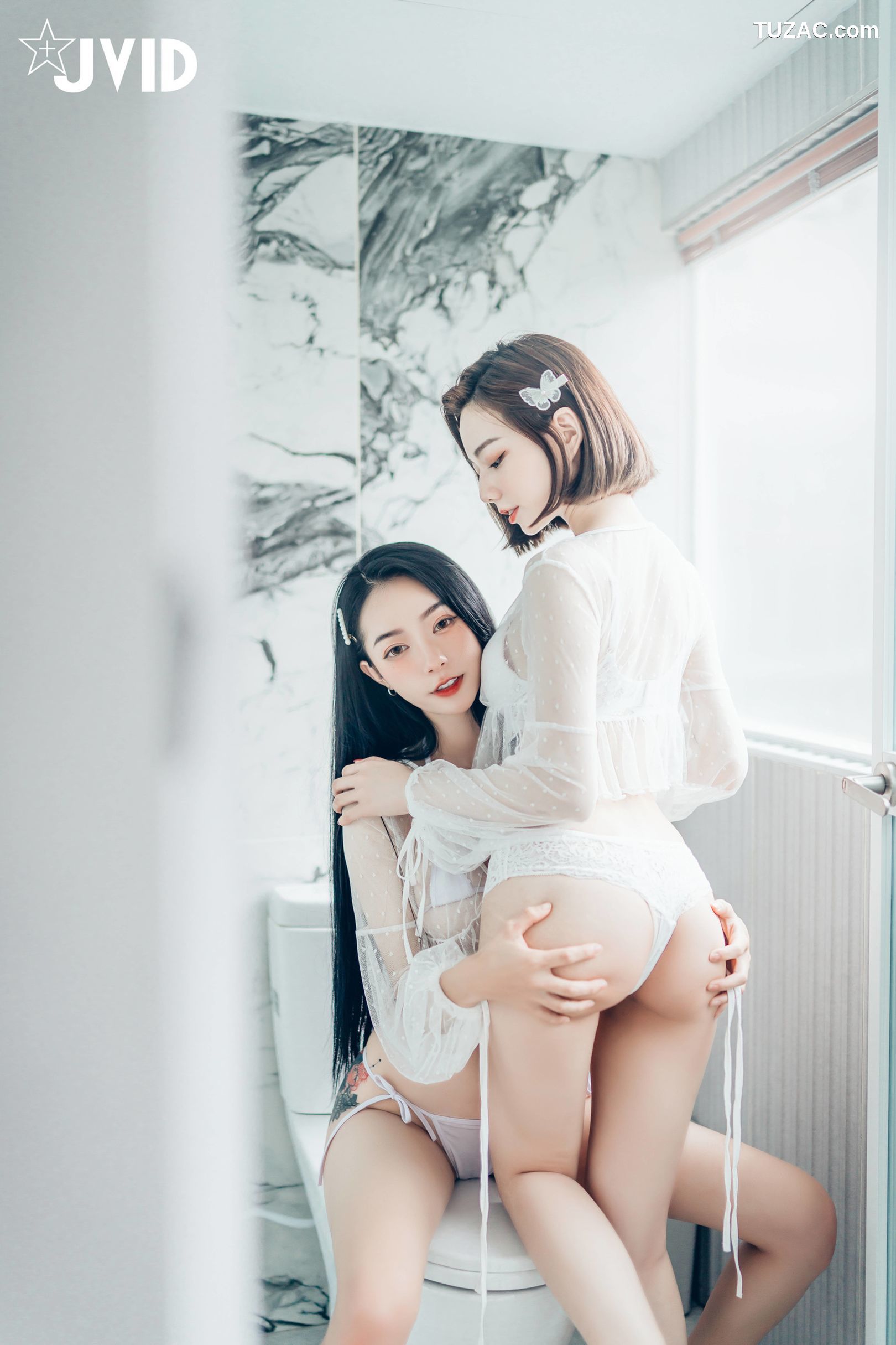 JVID-飄飄-啾啾-女神姐妹情人节-Celebrate-Valentines-Day-With-Goddess-Sisters-2022.02.14