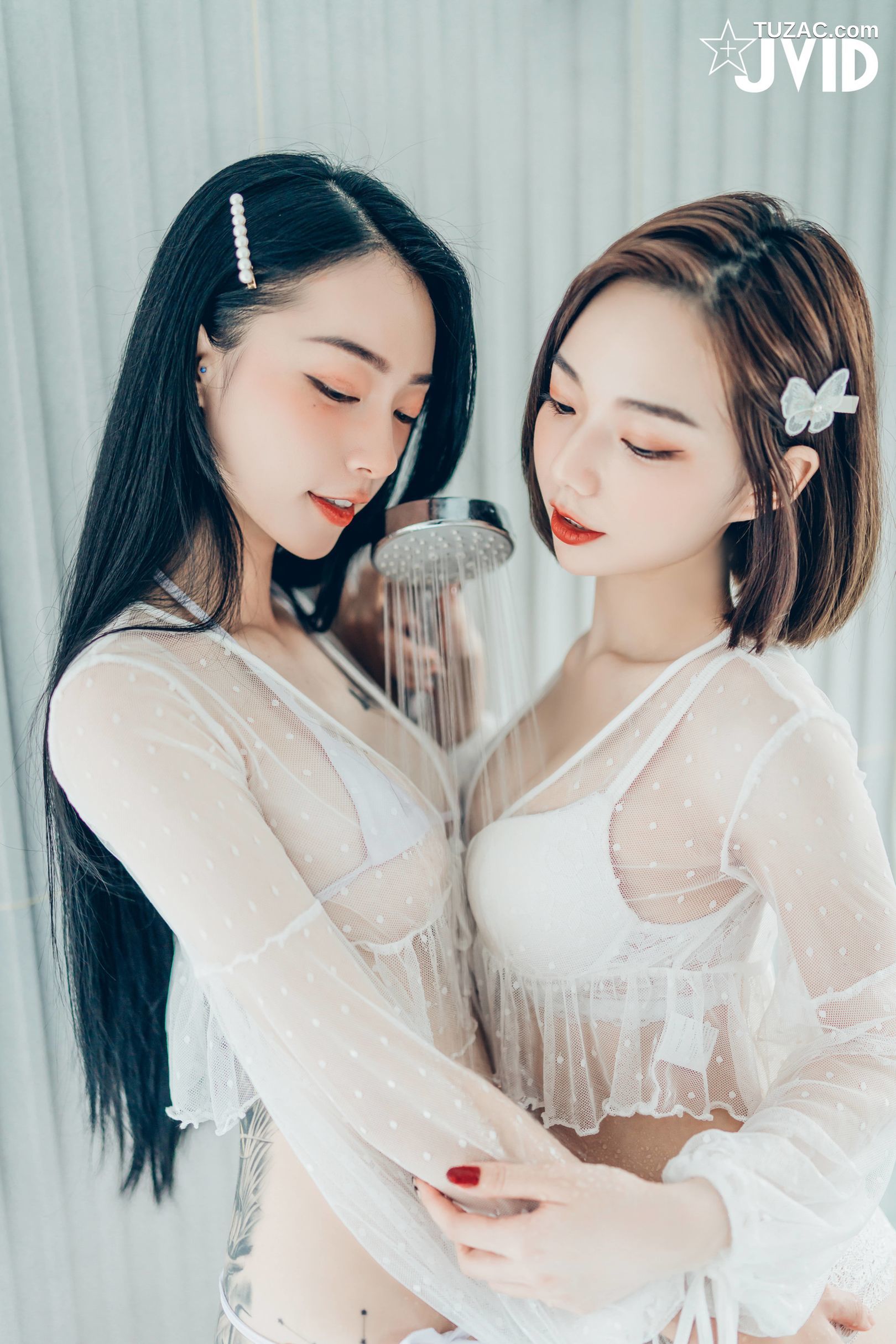 JVID-飄飄-啾啾-女神姐妹情人节-Celebrate-Valentines-Day-With-Goddess-Sisters-2022.02.14