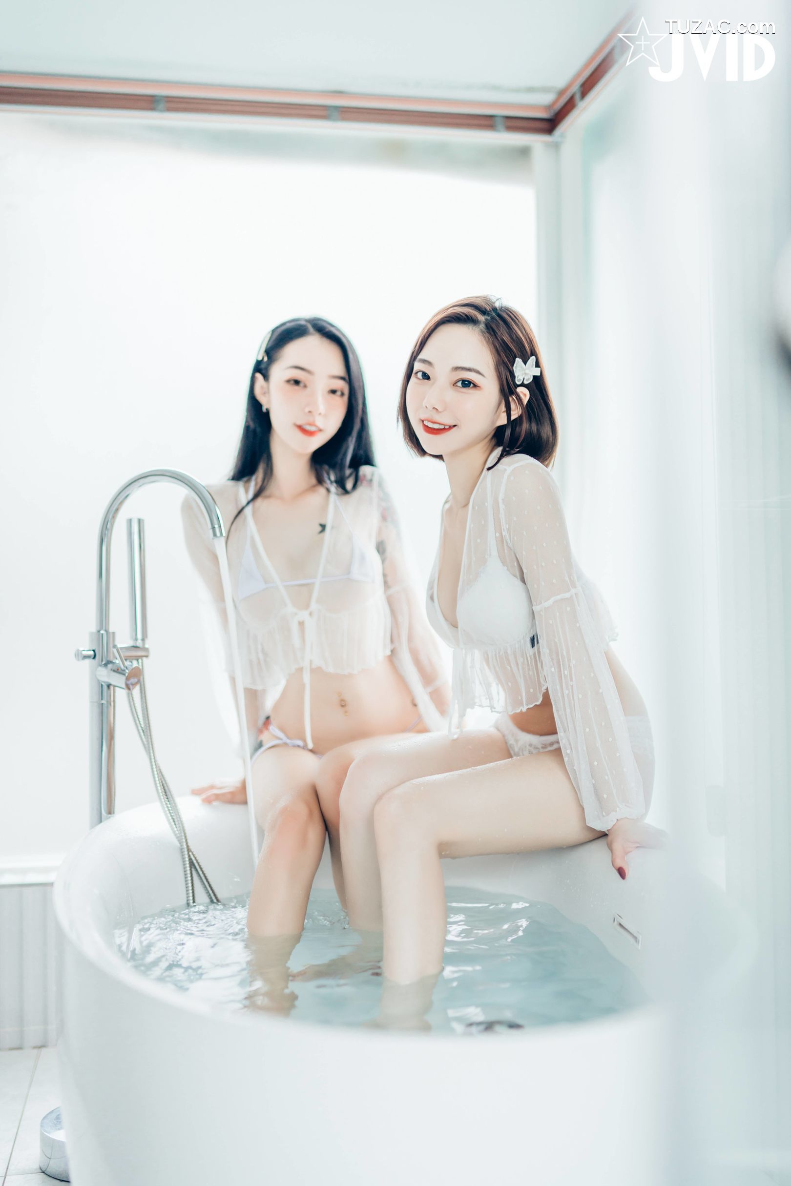 JVID-飄飄-啾啾-女神姐妹情人节-Celebrate-Valentines-Day-With-Goddess-Sisters-2022.02.14