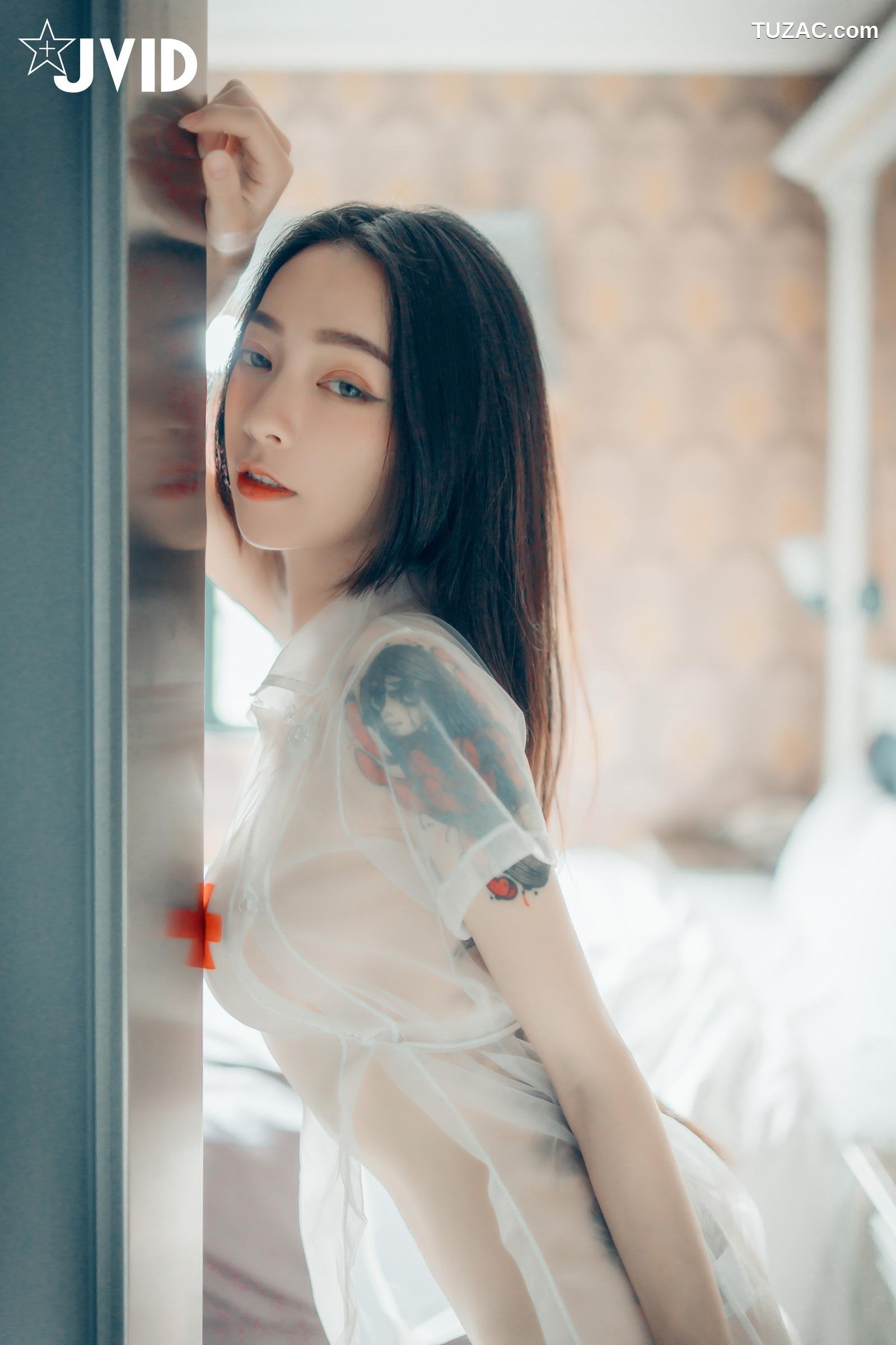 JVID-飘飘-御姐-看护黑皮衣