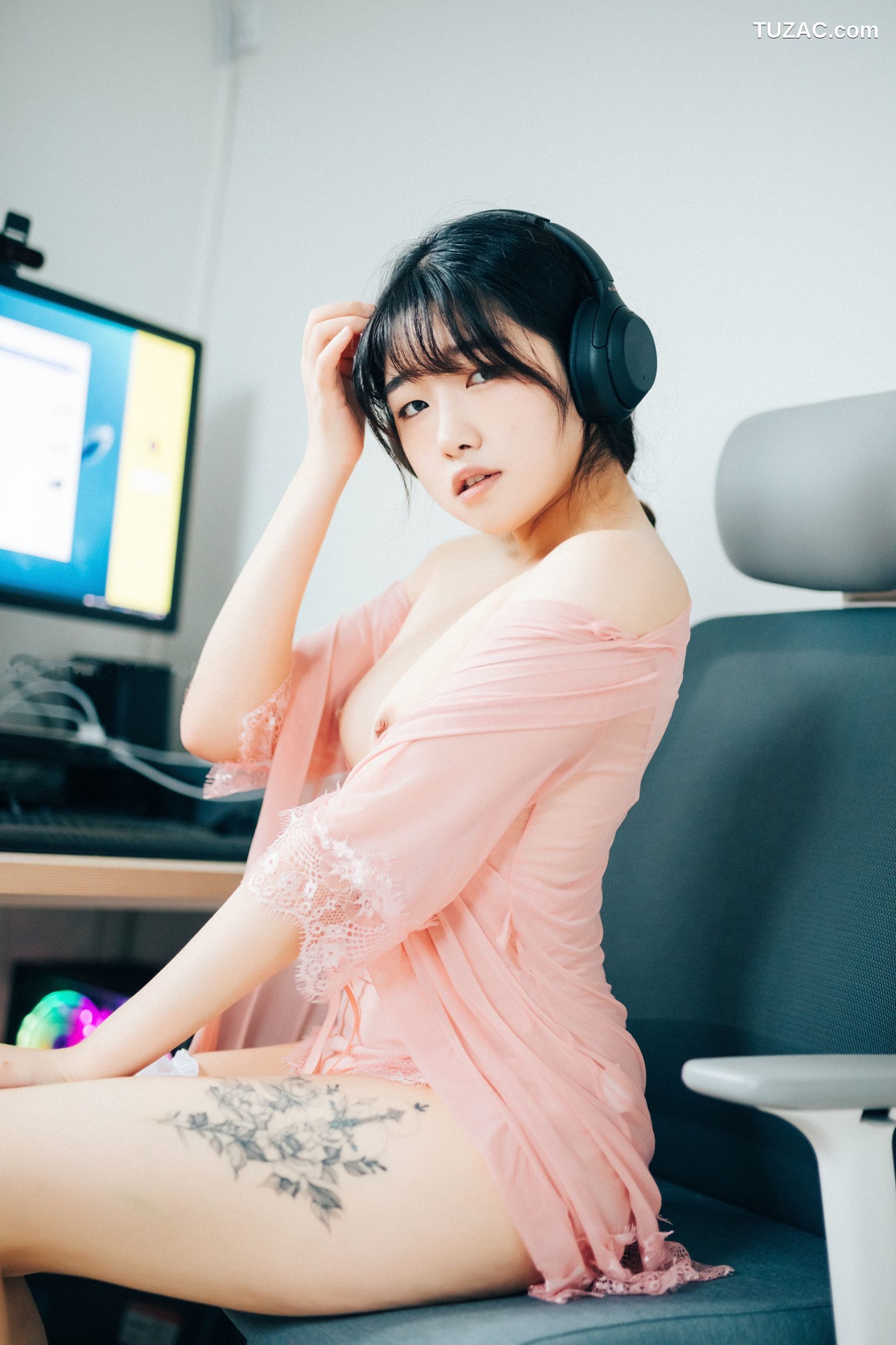 SonSon-손손-在家里的约会-无圣光-Date-at-home-Loozy