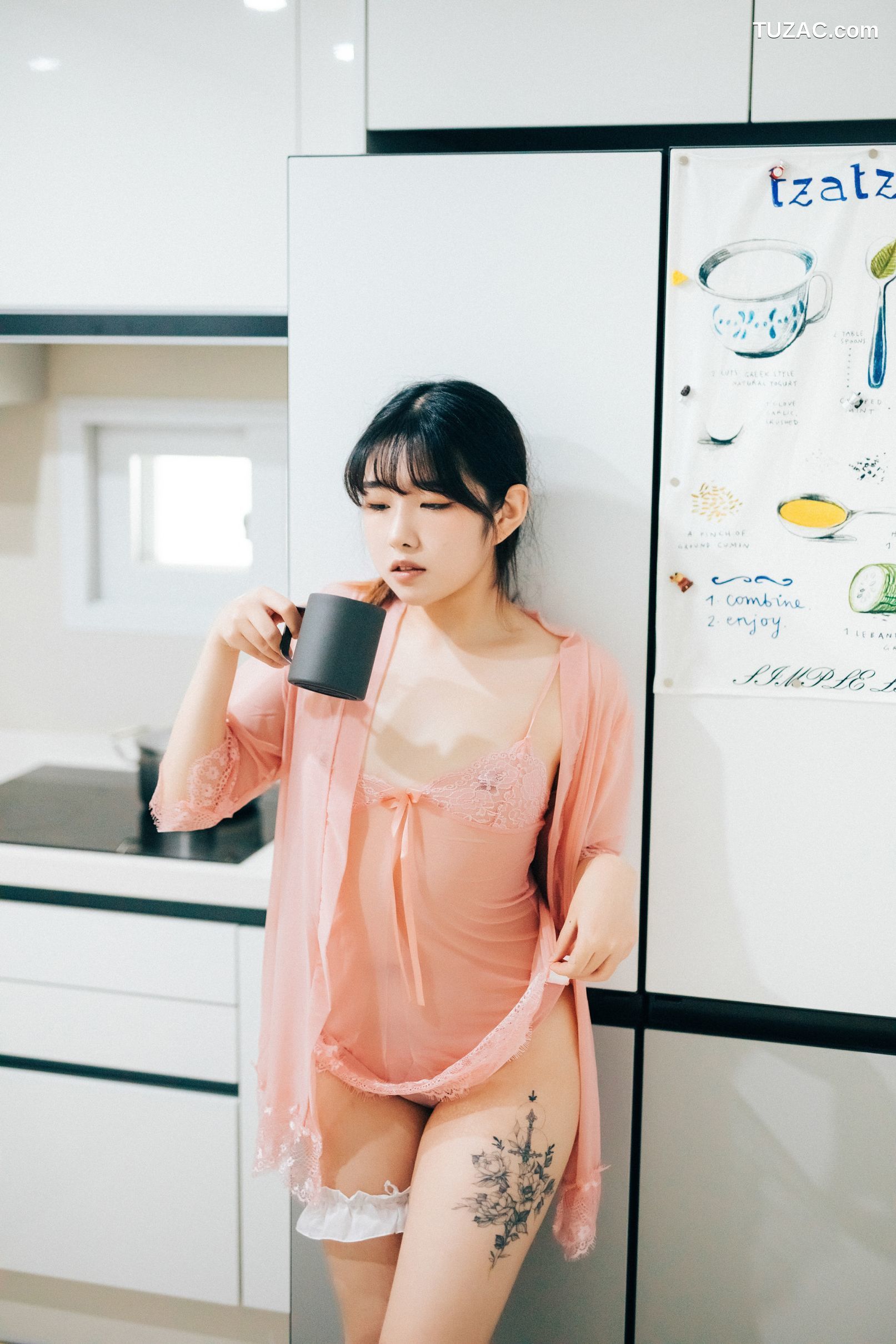 SonSon-손손-在家里的约会-无圣光-Date-at-home-Loozy