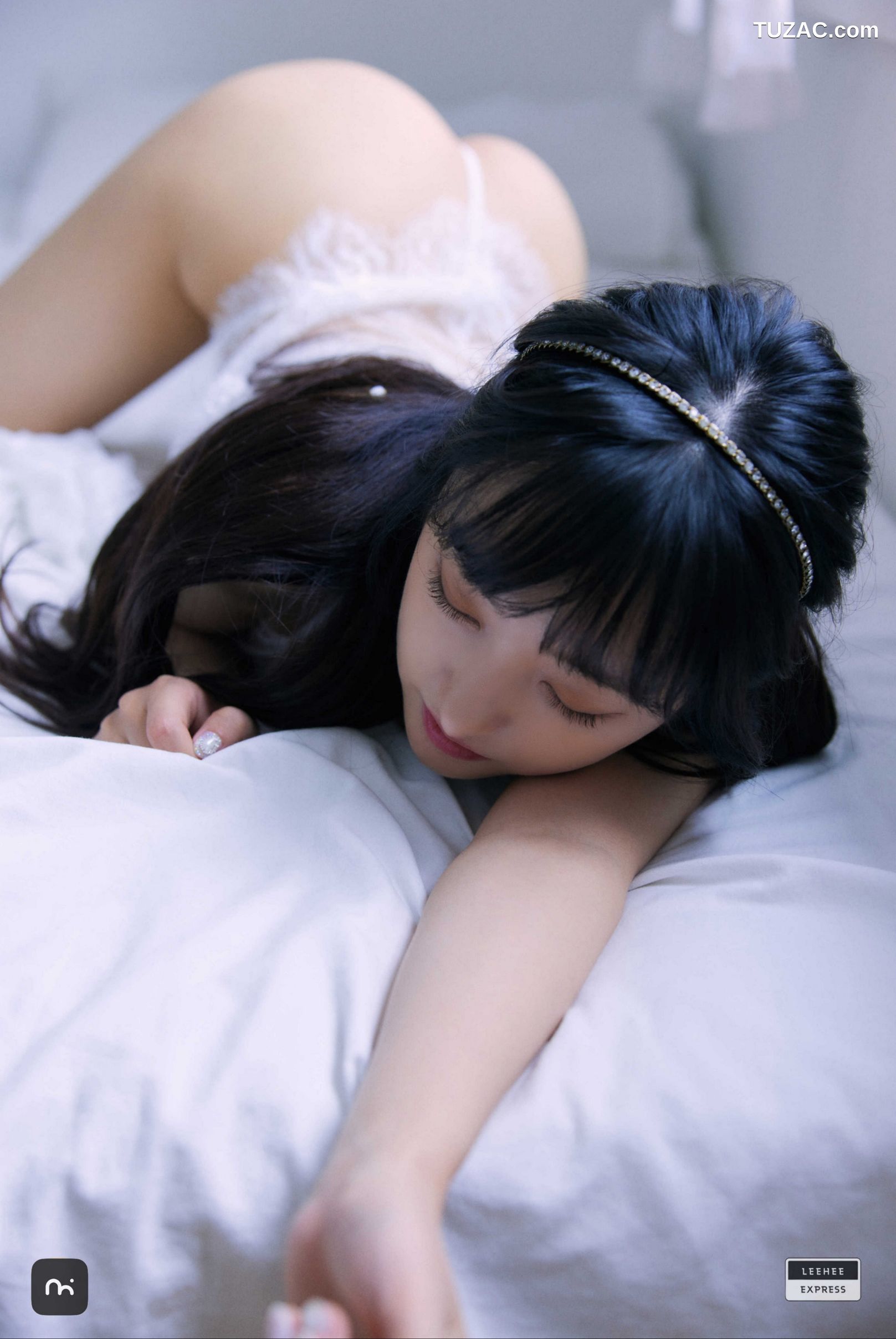 韩国美女-HaNari-轻透白纱-LEEHEE-EXPRESS-LEHF-152