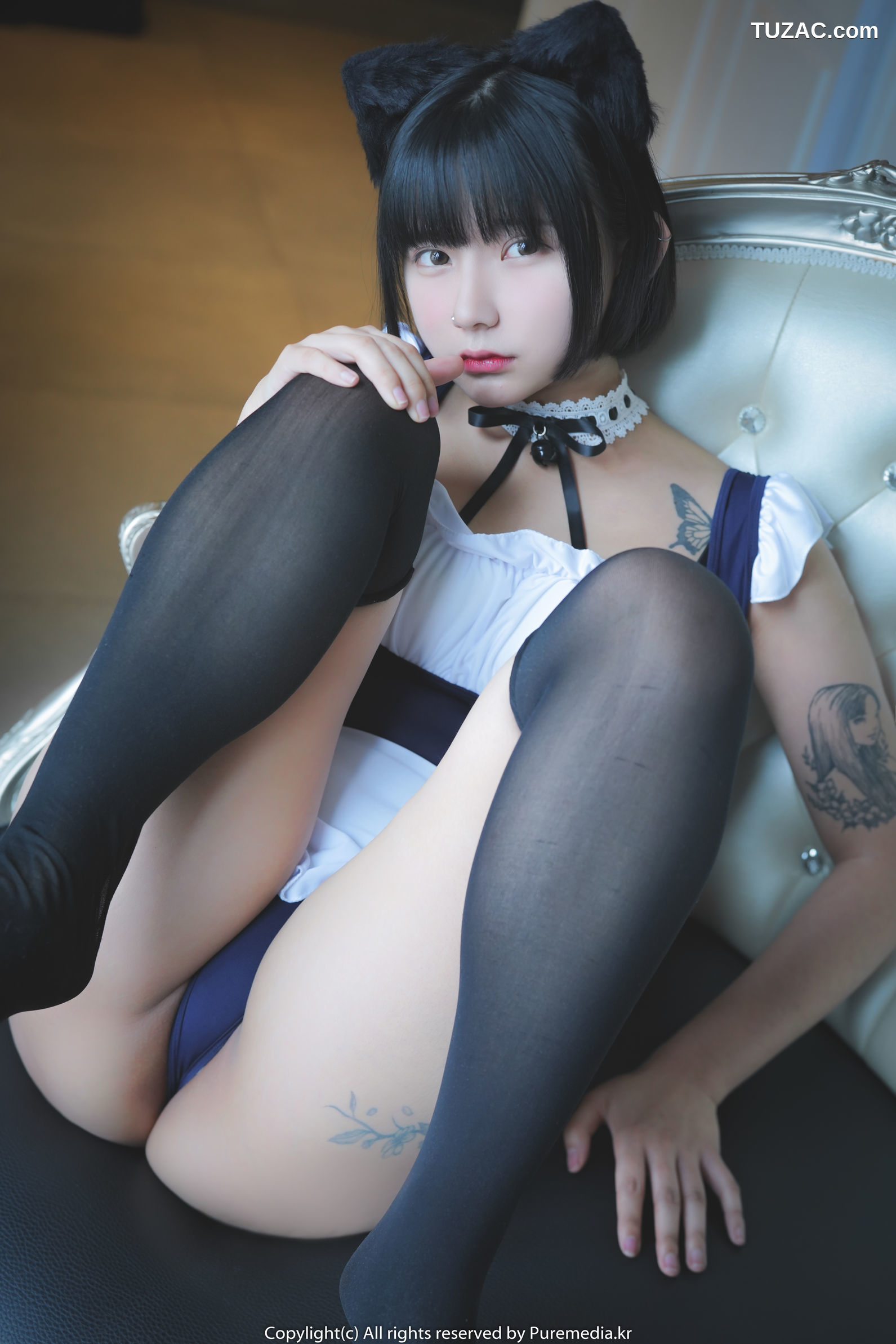 韩国美女-Hizzy-猫耳女仆-Pure-Media-Vol.37