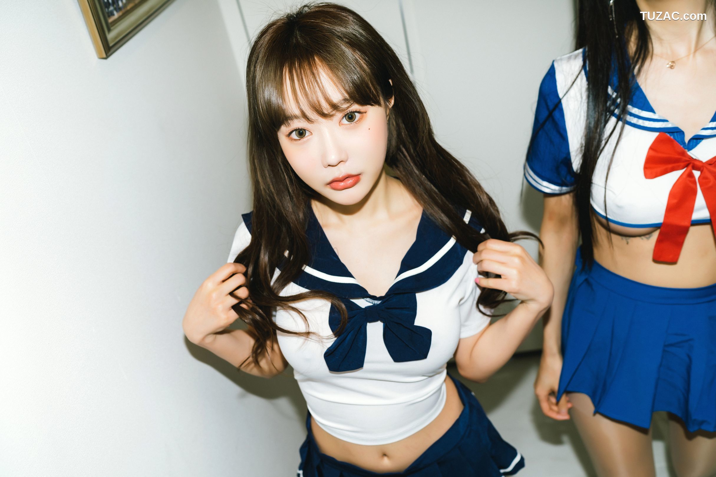韩国美女-Jucy-Mona-闺蜜女生校服-无圣光-Love-You-Moon-Night-Snap