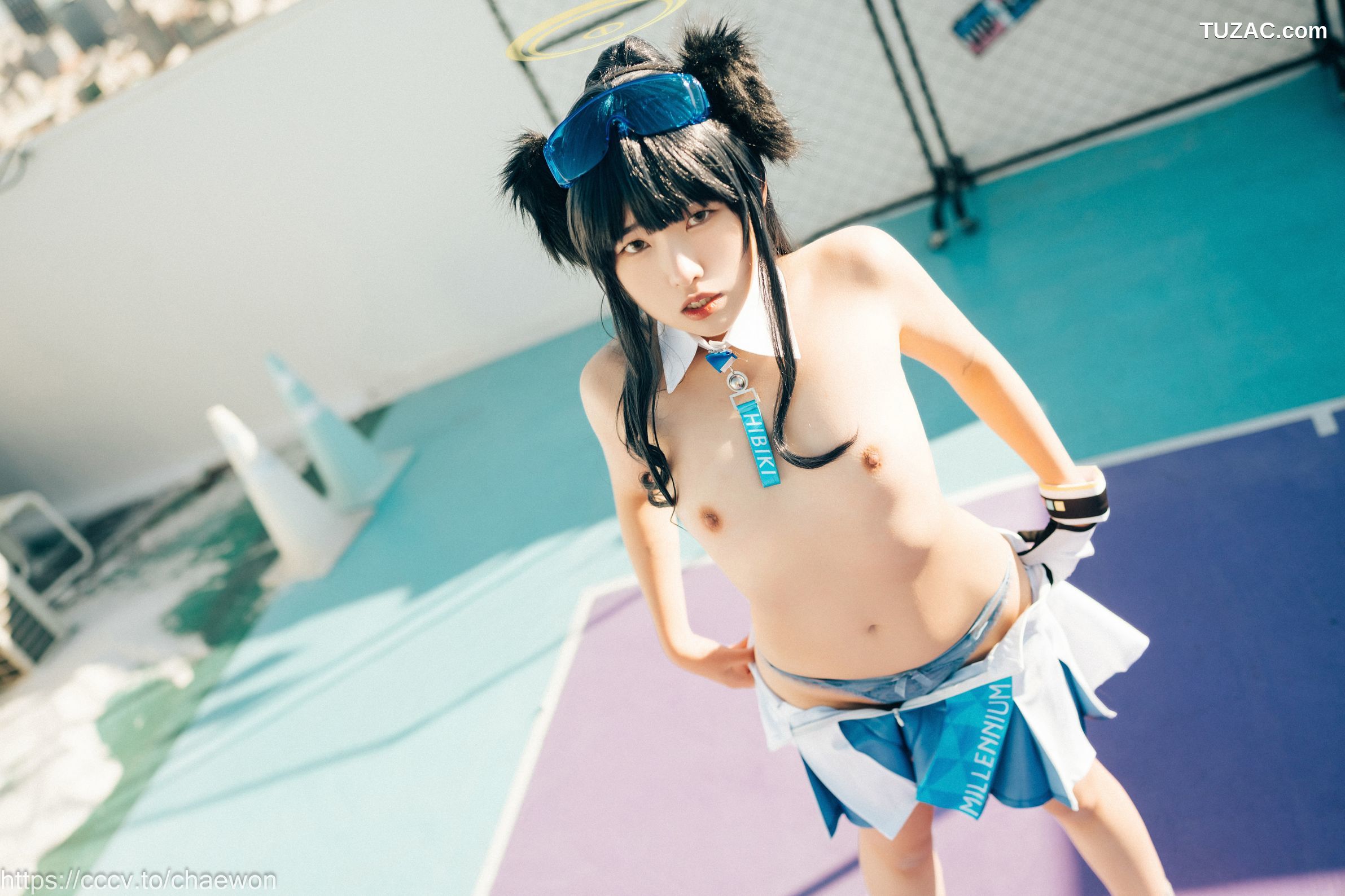 韩国美女-SonSon-Cosplay舰队收藏-响-Hibiki-for-adults-Loozy