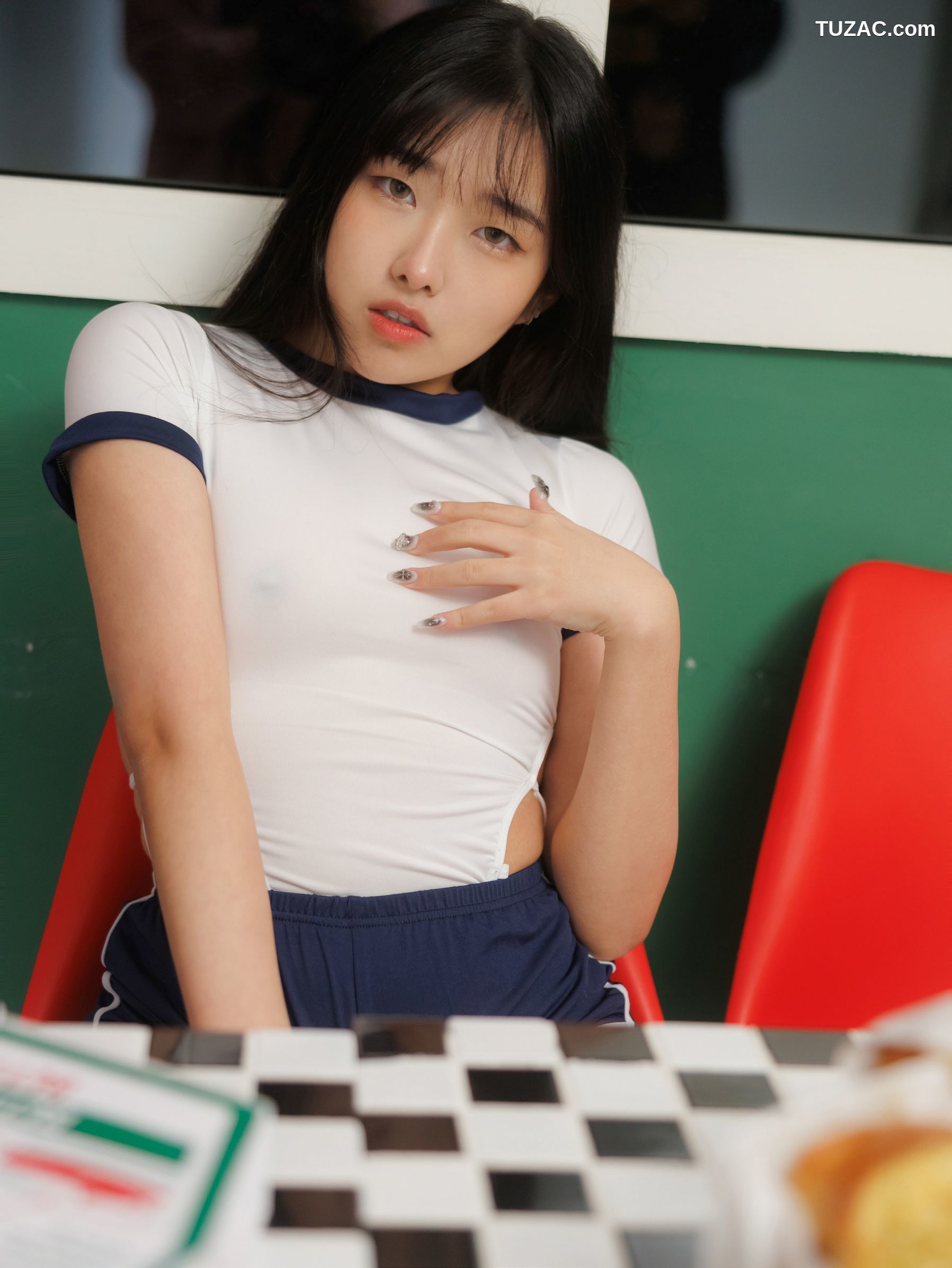 韩国美女-SonSon-比萨店女孩-pizza-girl-Bimilstory-03