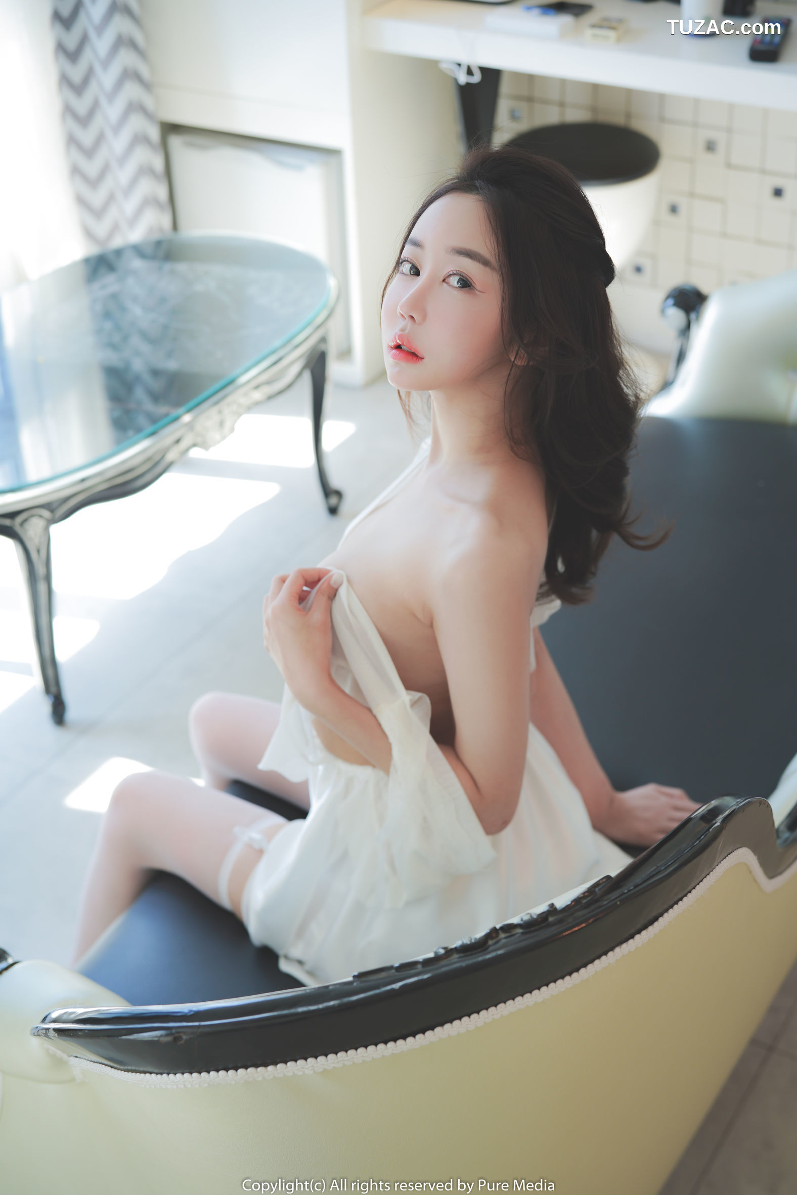 韩国美女-Song-Leah-松莱亚-粉色内衣-Pure-Media-Vol.042