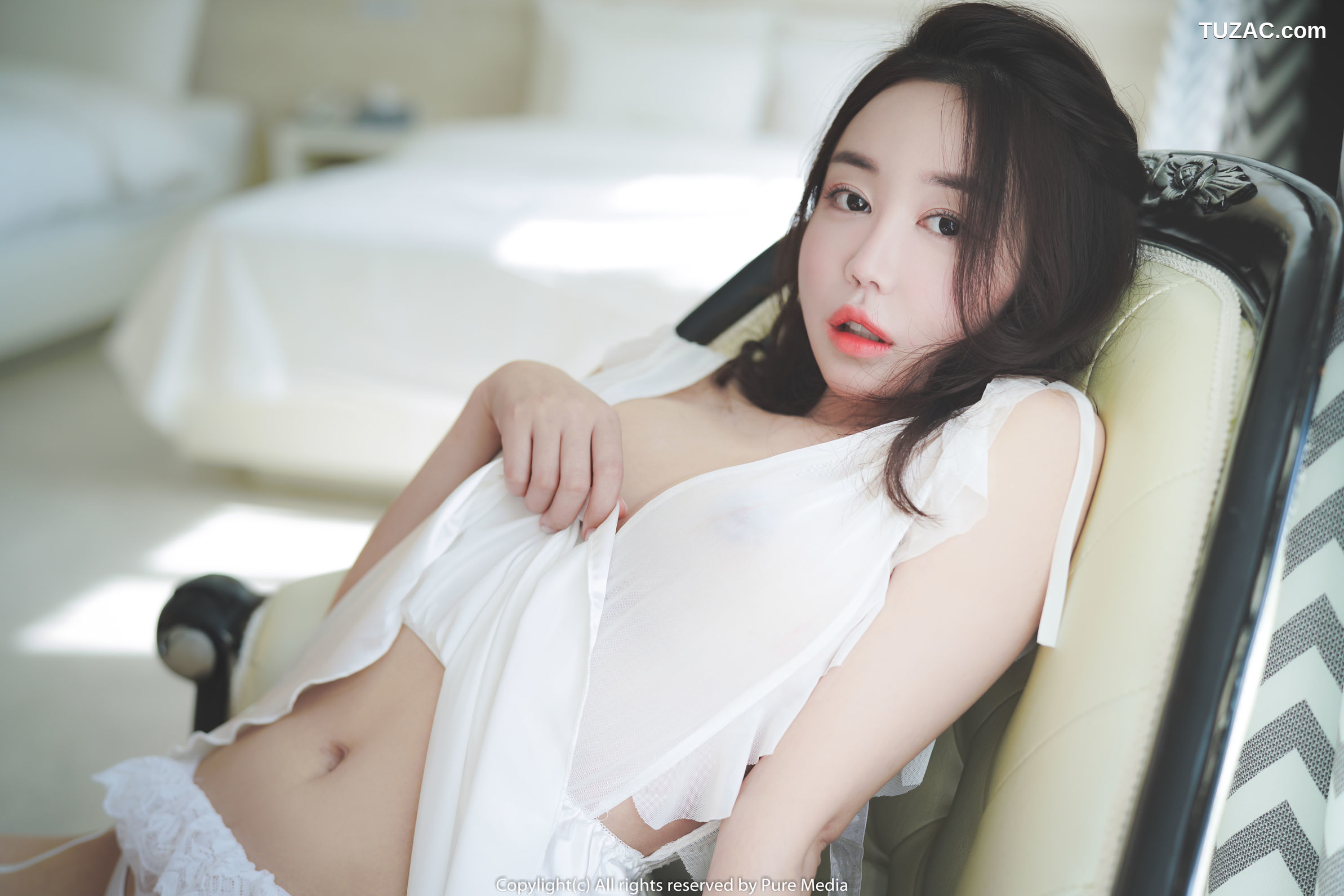 韩国美女-Song-Leah-松莱亚-粉色内衣-Pure-Media-Vol.042