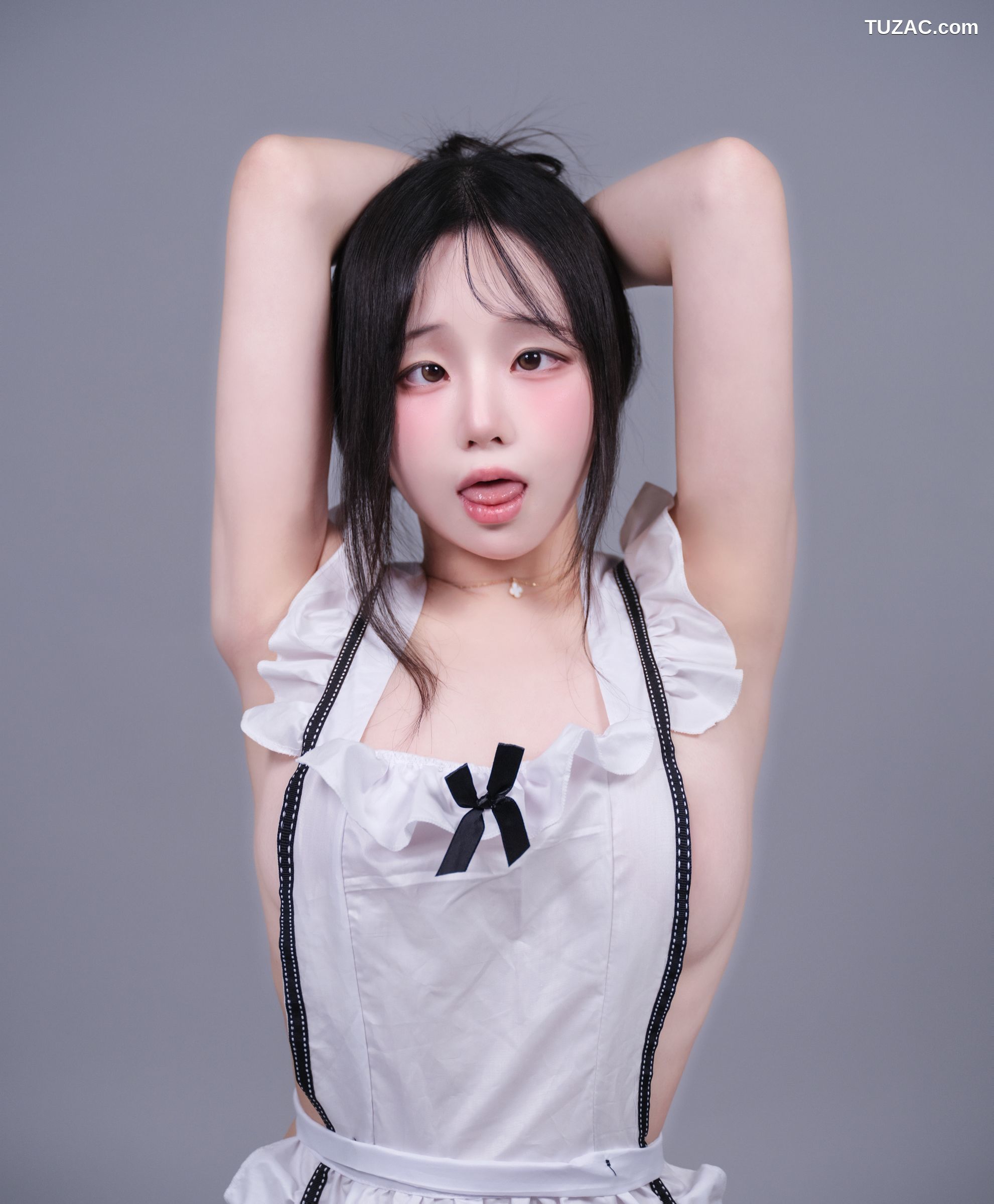 韩国美女-Woo-U-女仆-MAID-UNIFORM-GlamARchive