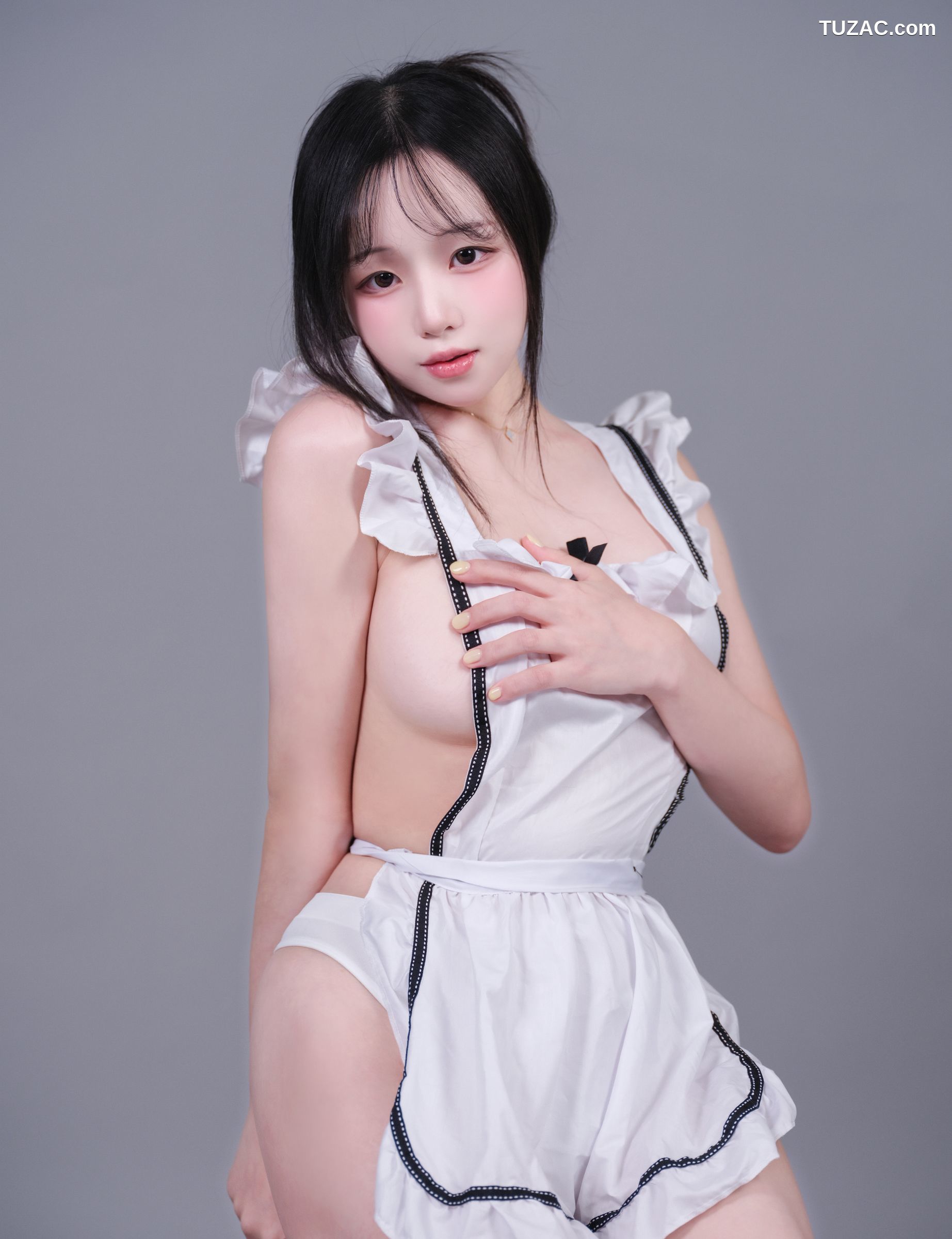 韩国美女-Woo-U-女仆-MAID-UNIFORM-GlamARchive