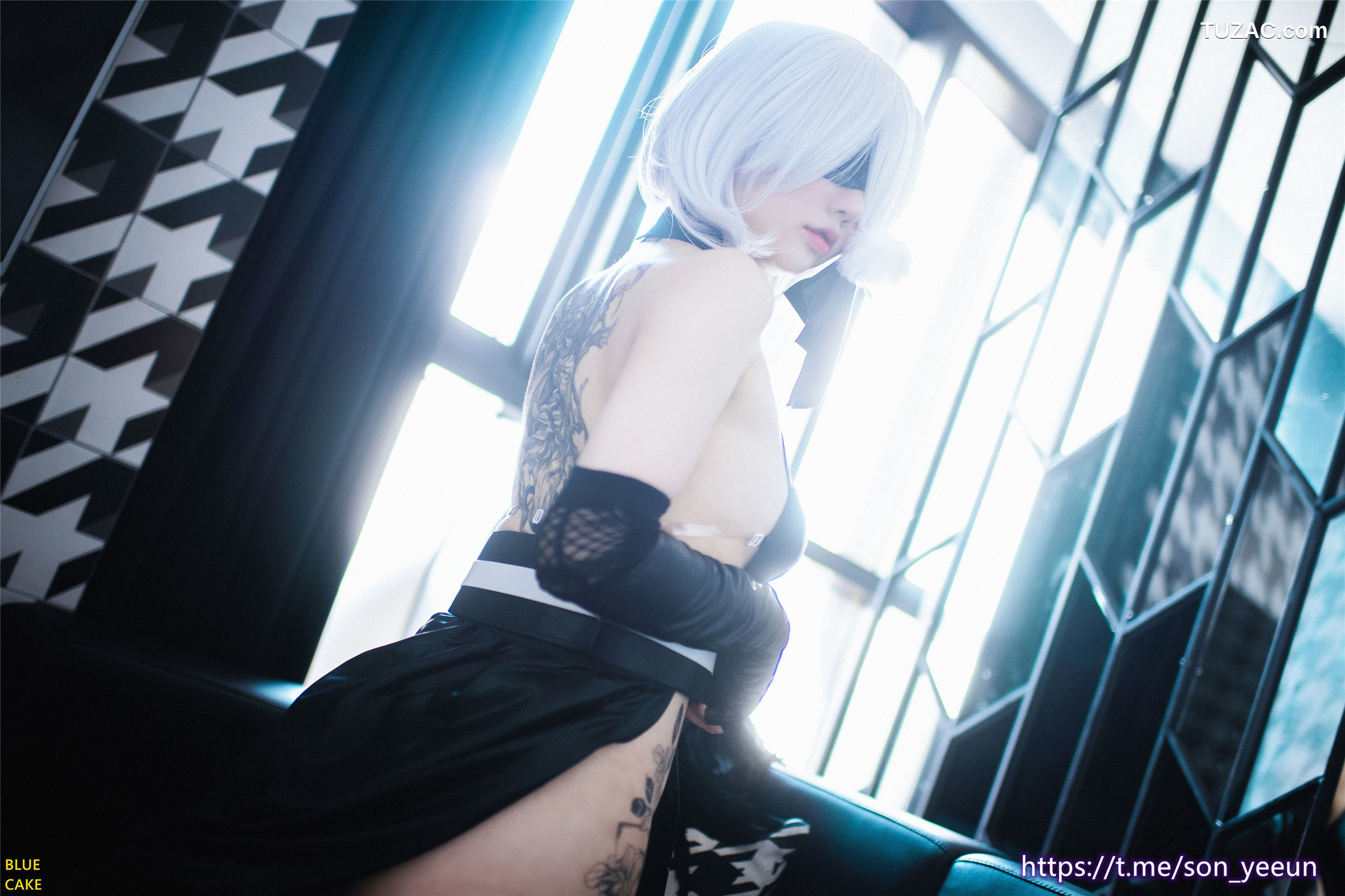 韩国美女-孙乐乐-Son-YeEun-尼尔机械纪元-NieR-YoRHa-No.2-2B