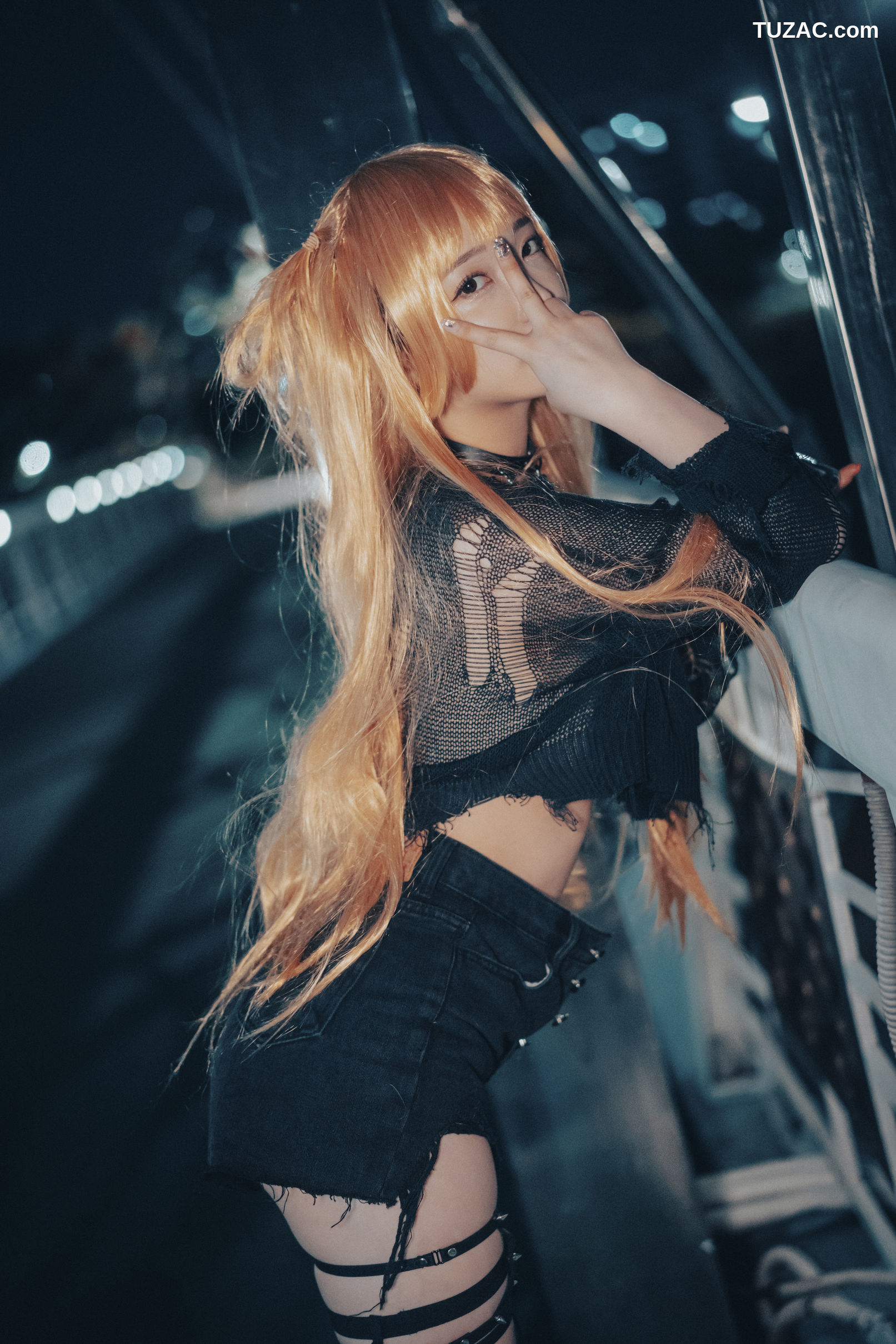 韩国美女-孙乐乐-Son-YeEun-死亡笔记-弥海砂-无圣光-cosplay-Backout-Queen-Misa