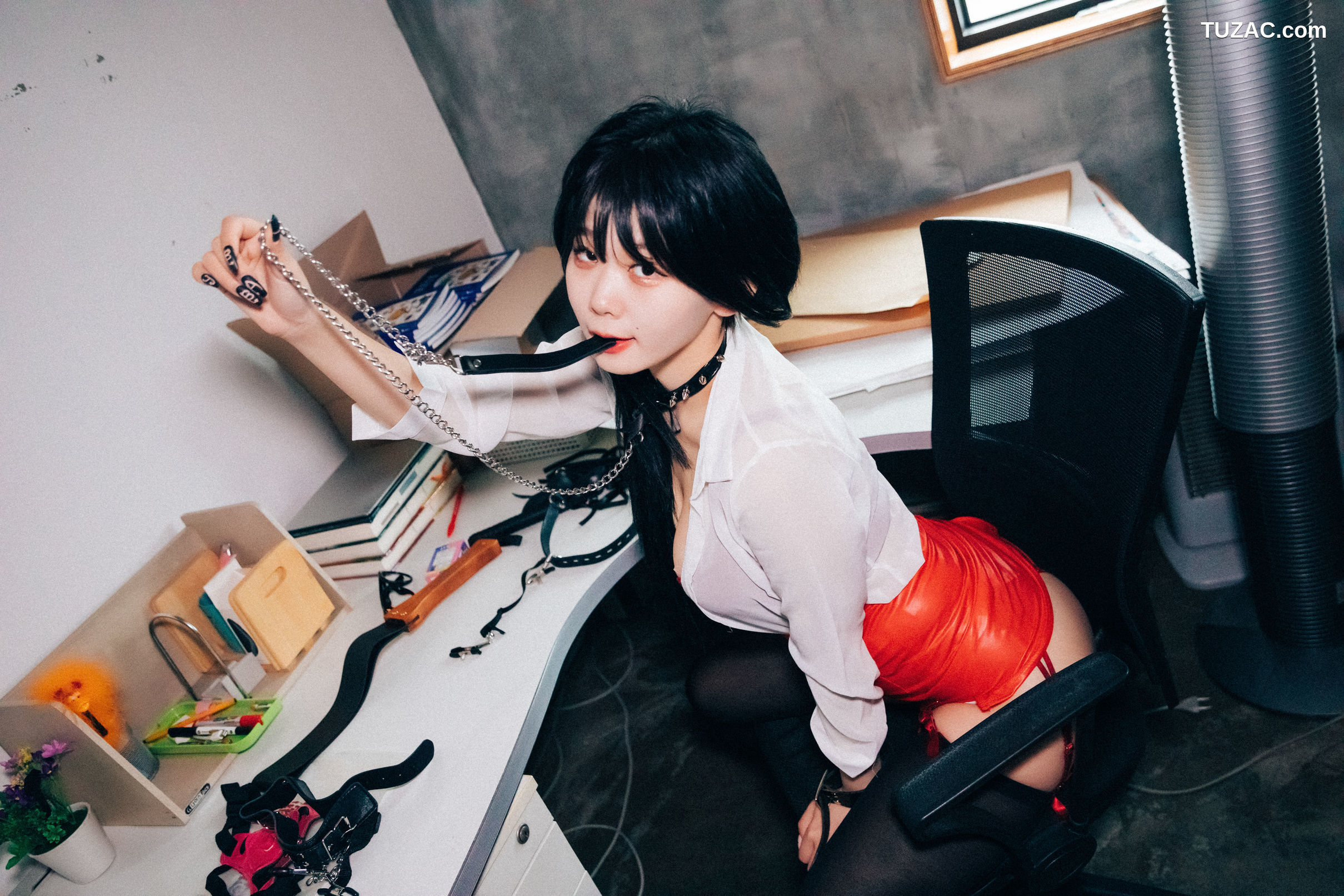 韩国美女-琪雅-Zia-办公室性奴-Office-slave-Loozy-镣铐卷