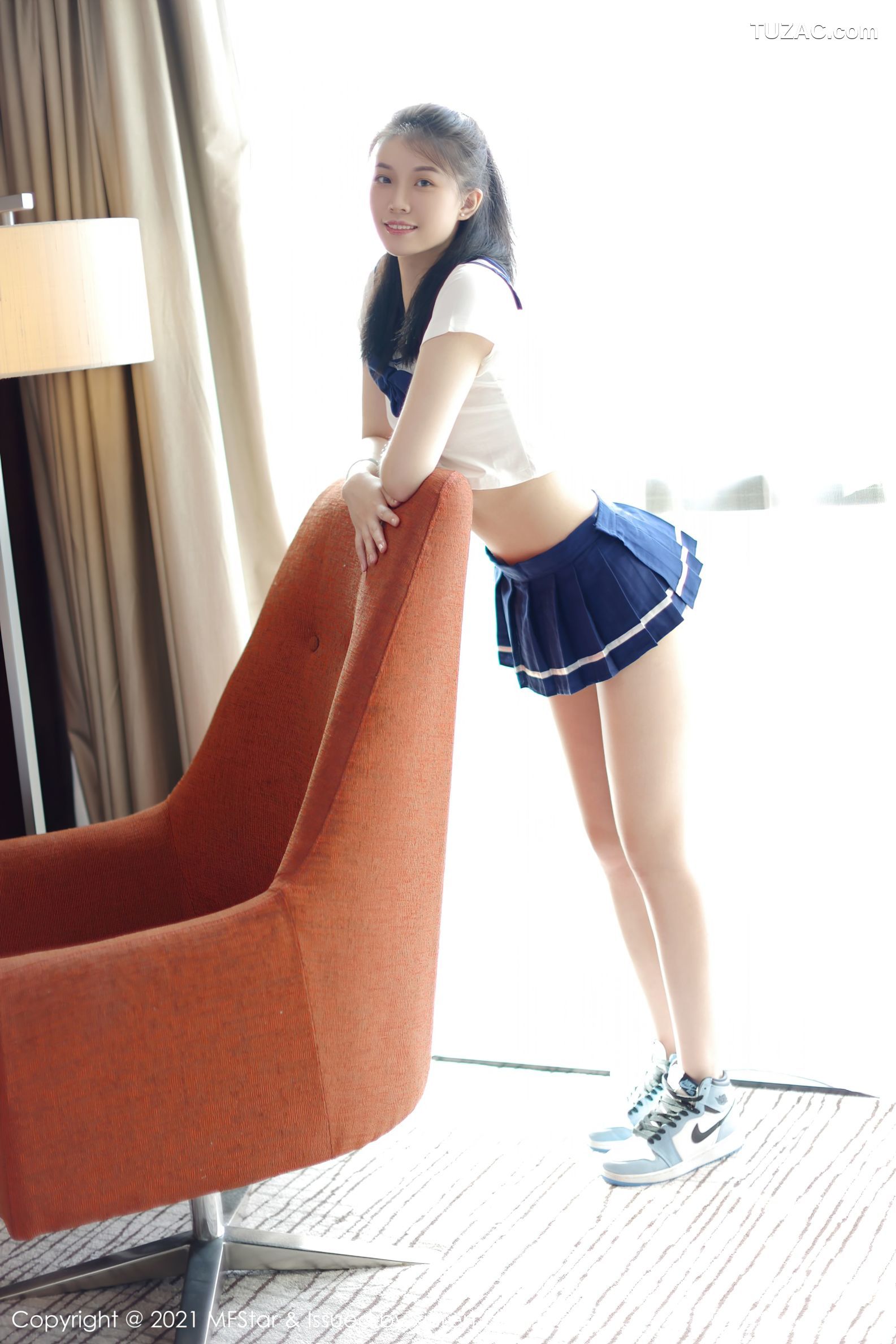 MFStar模范学院-526-一颗甜蛋黄a-性感JK制服-2021.08.16