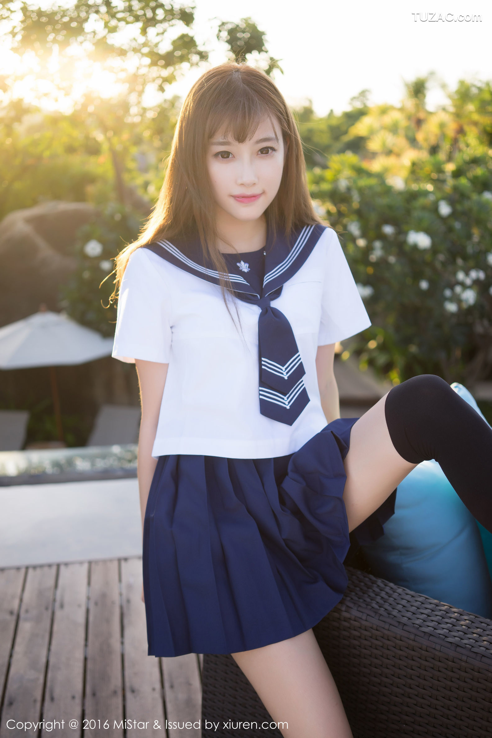 MiStar魅妍社-134-Sugar小甜心cc-《性感比基尼-甜美水手服学生装》-2016.11.17