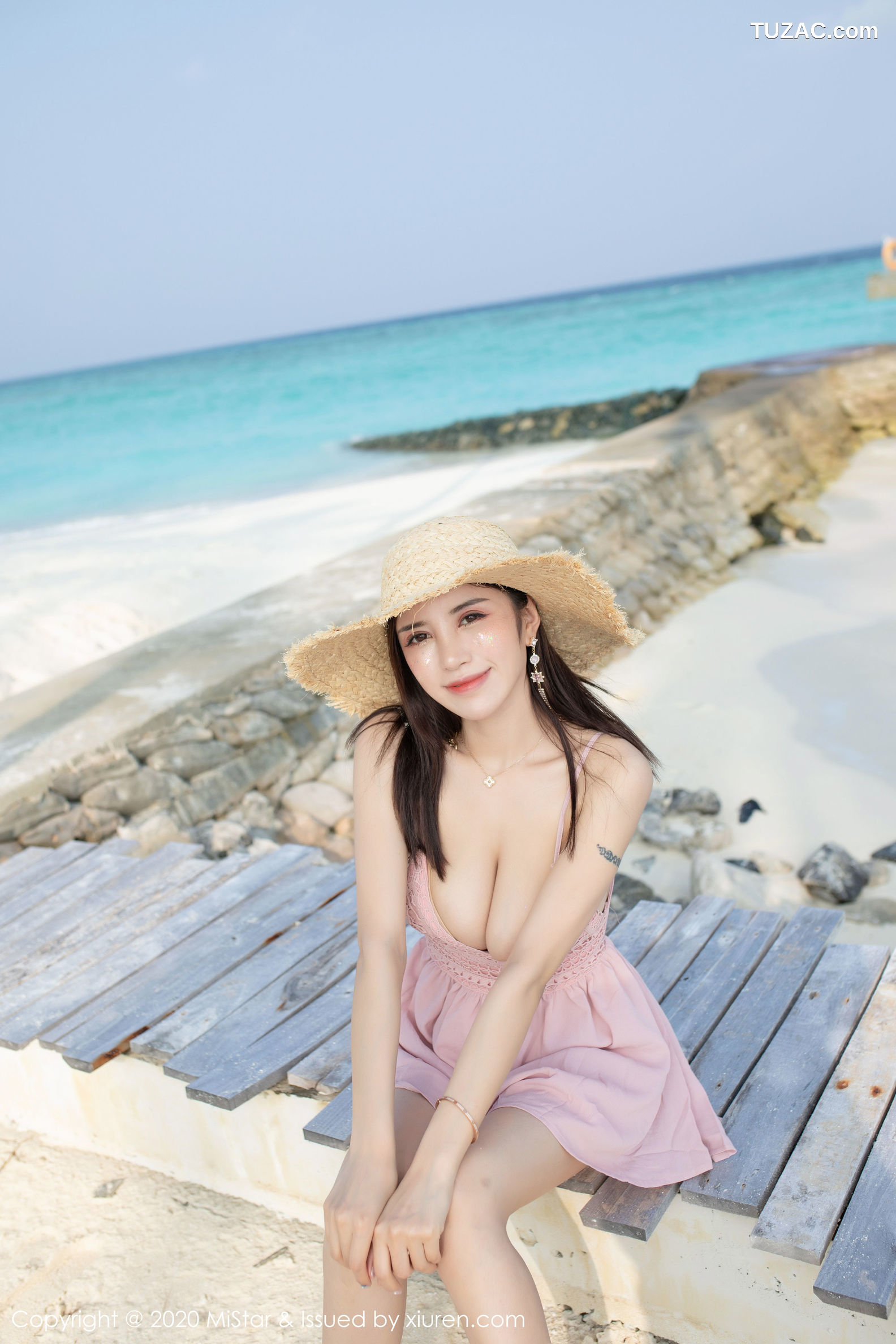 MiStar魅妍社-324-陈思琪Art-《明亮沙滩外拍系列》-2020.04.17