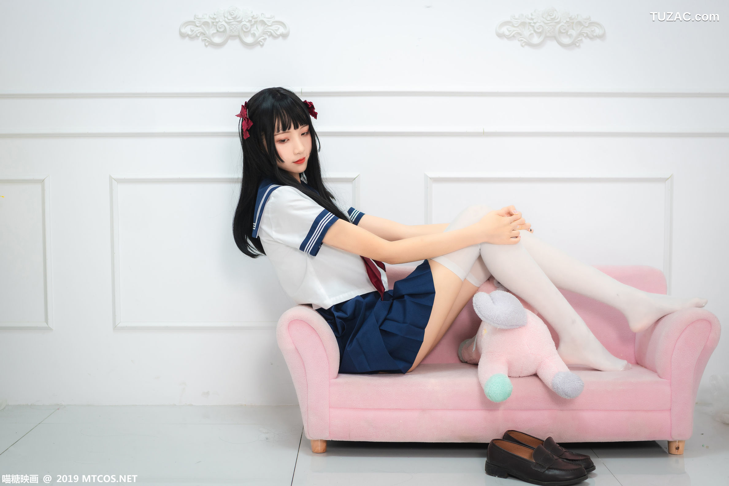 MTCos喵糖映画-Vol.012-《蓝白水手服少女》