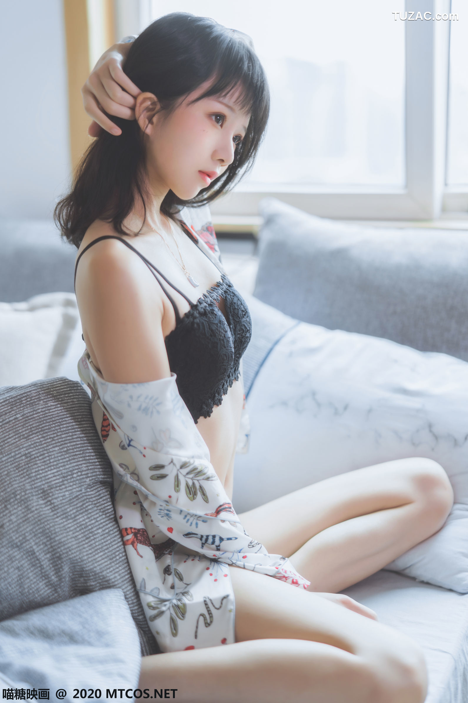 MTCos喵糖映画-YML.002-花色衬衣美少女