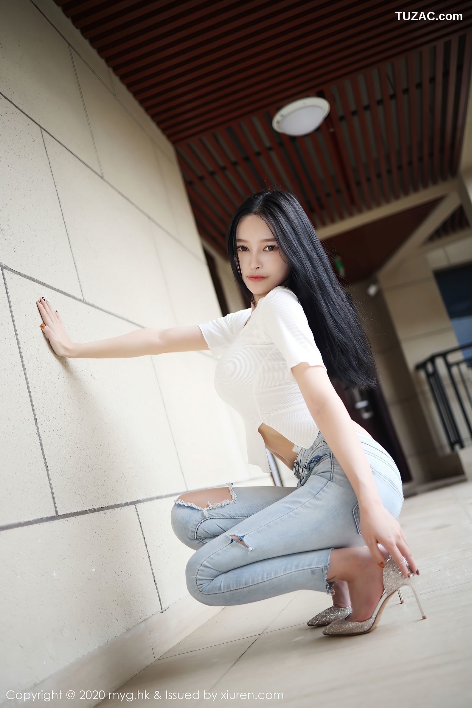 MyGirl美媛馆-459-唐琪儿-《修身牛仔裤勾勒的秀腿美臀》-2020.11.23