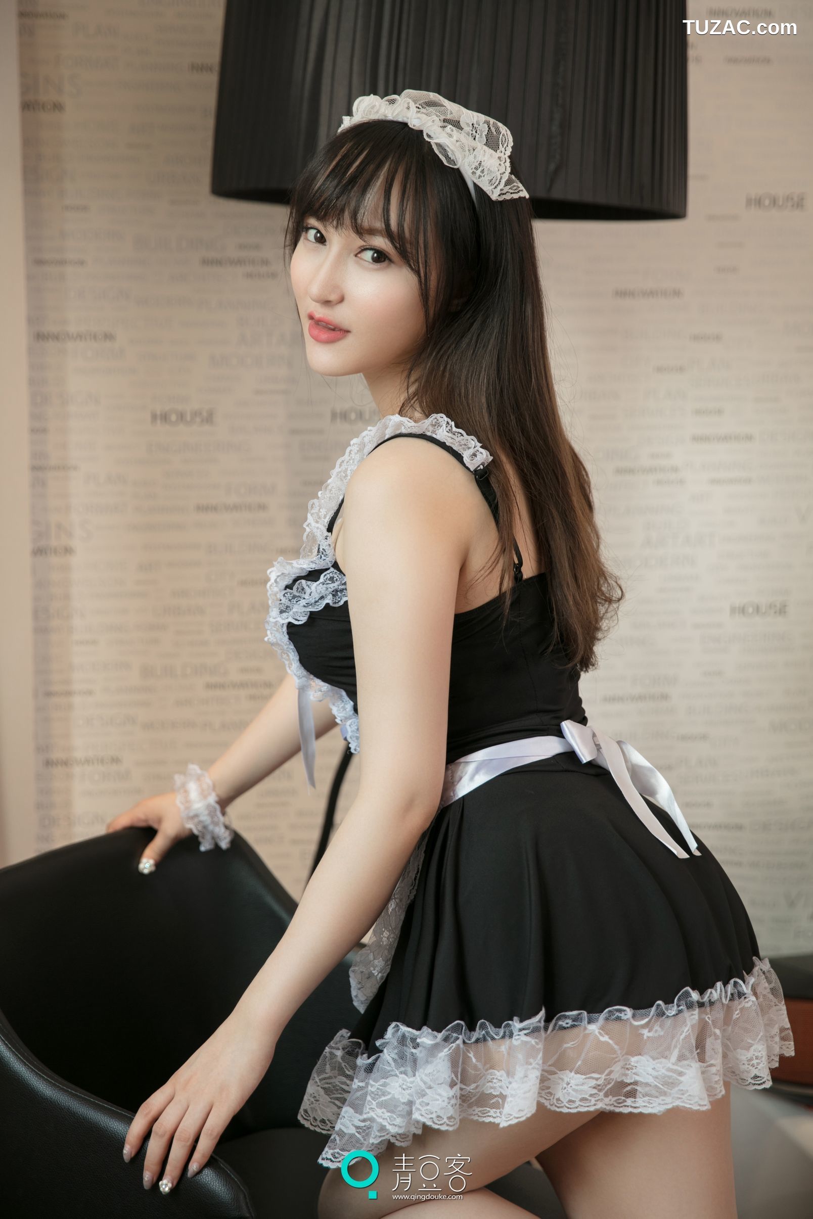Qingdouke青豆客-吴娇-透视装-女仆-内衣-2017.06.20