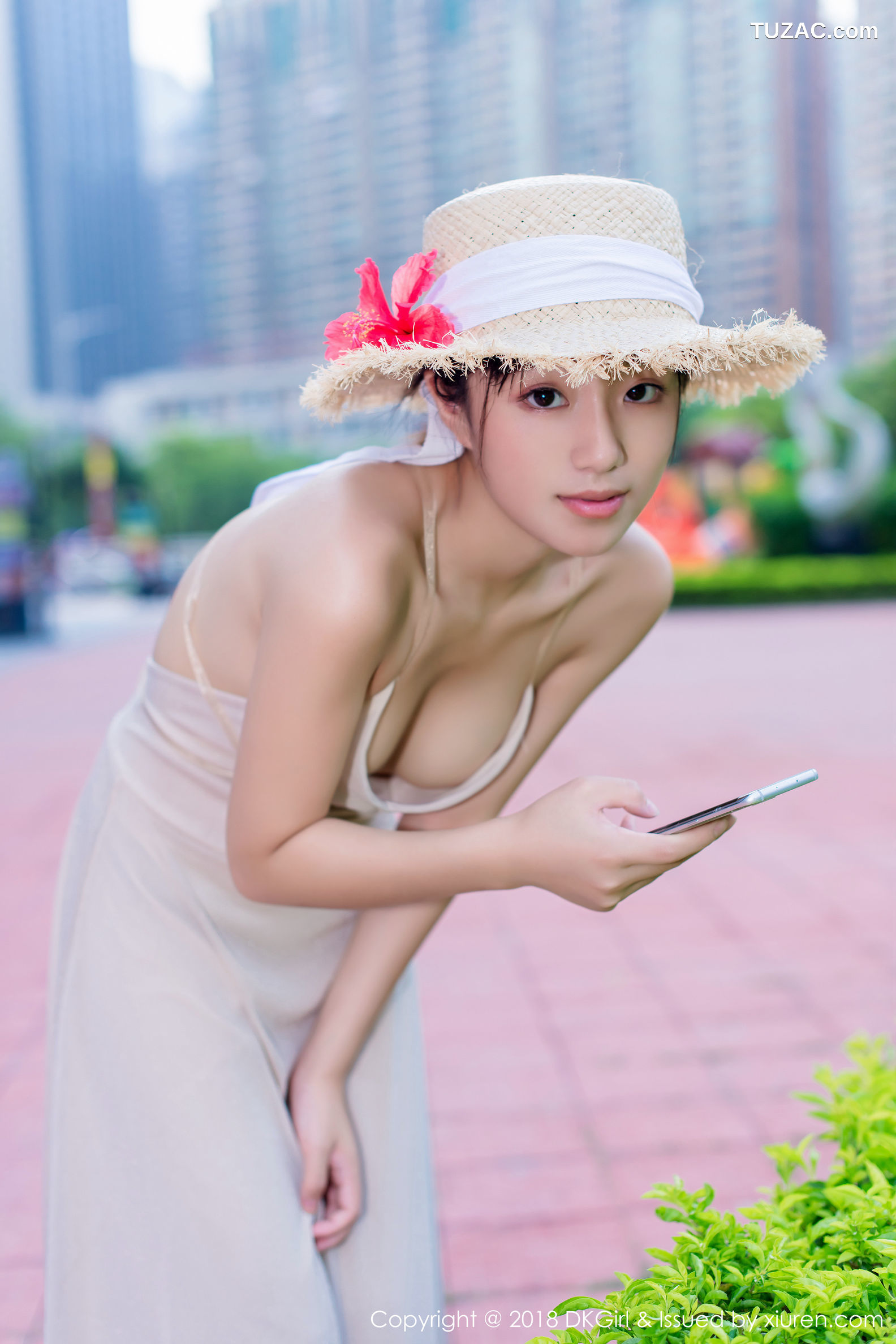 DKGirl御女郎-055-苍井优香-清纯甜美草帽少女