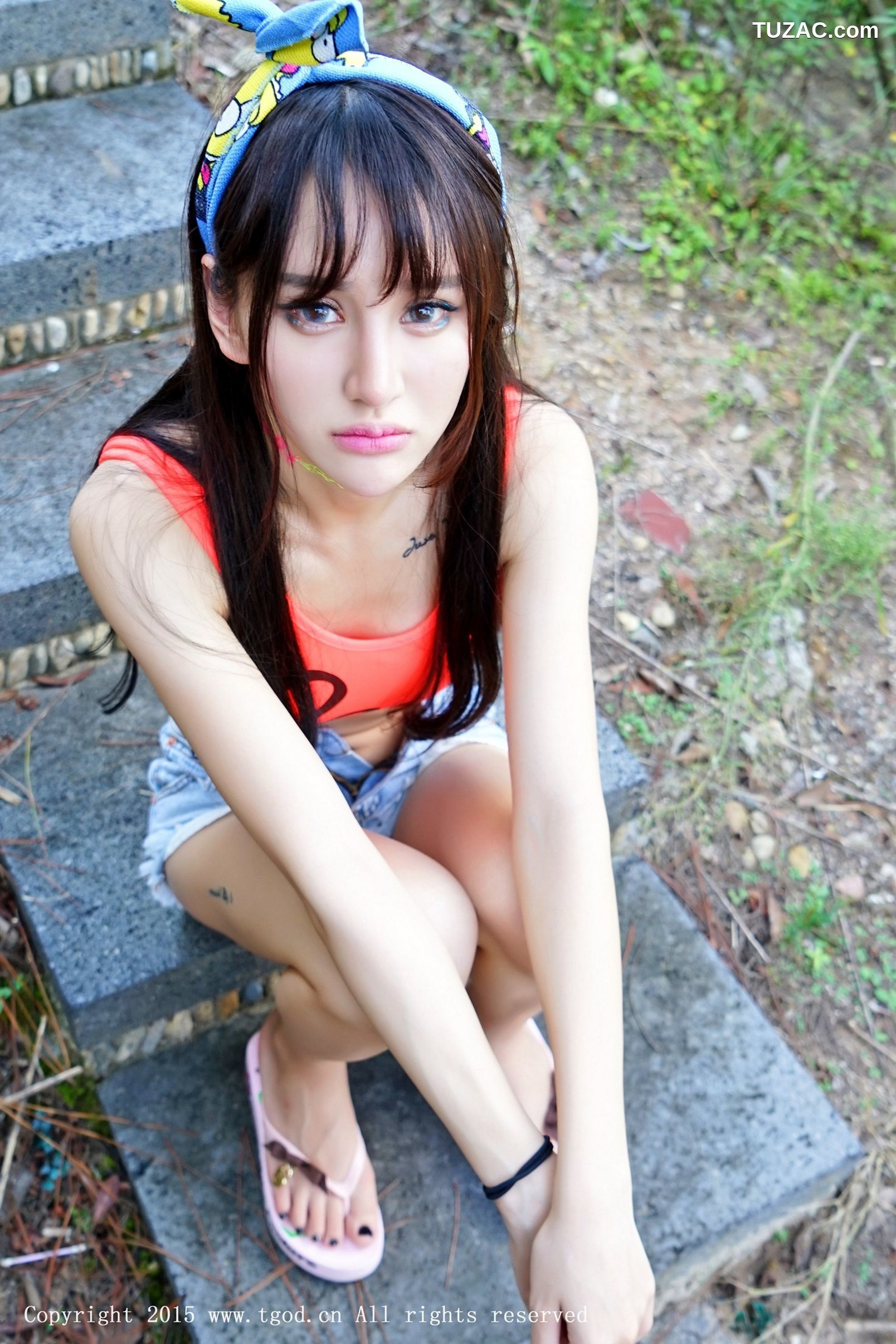 TGOD推女神-2015.09.17-青树-《云曼旅拍》-第一刊-热裤蕾丝
