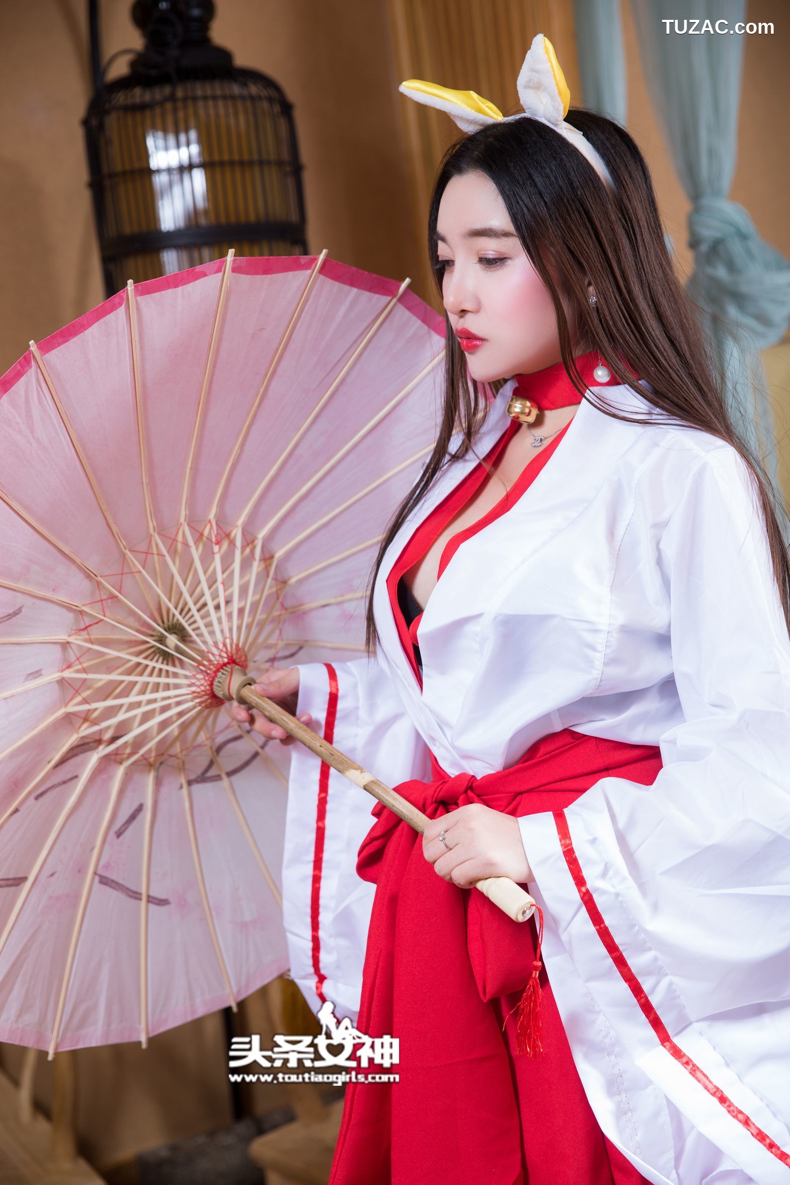 TouTiao头条女神-2017.02.25-李梓熙-《白鬼院凛凛蝶-九尾狐狸COS》-VIP专享