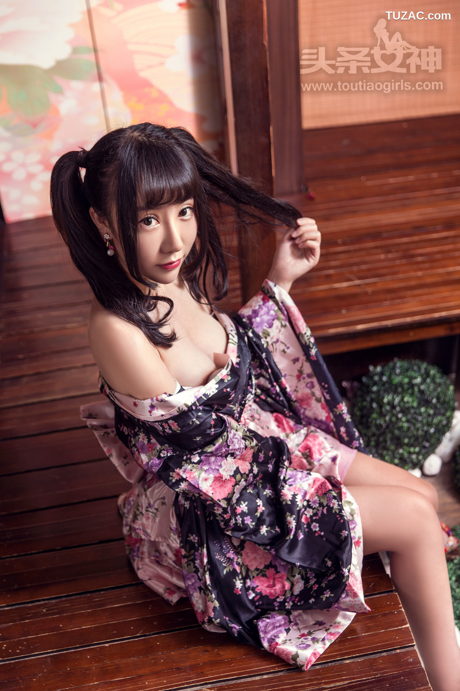 TouTiao头条女神-2017.08.24-笑笑-《七夕の情缘①-和服便当》
