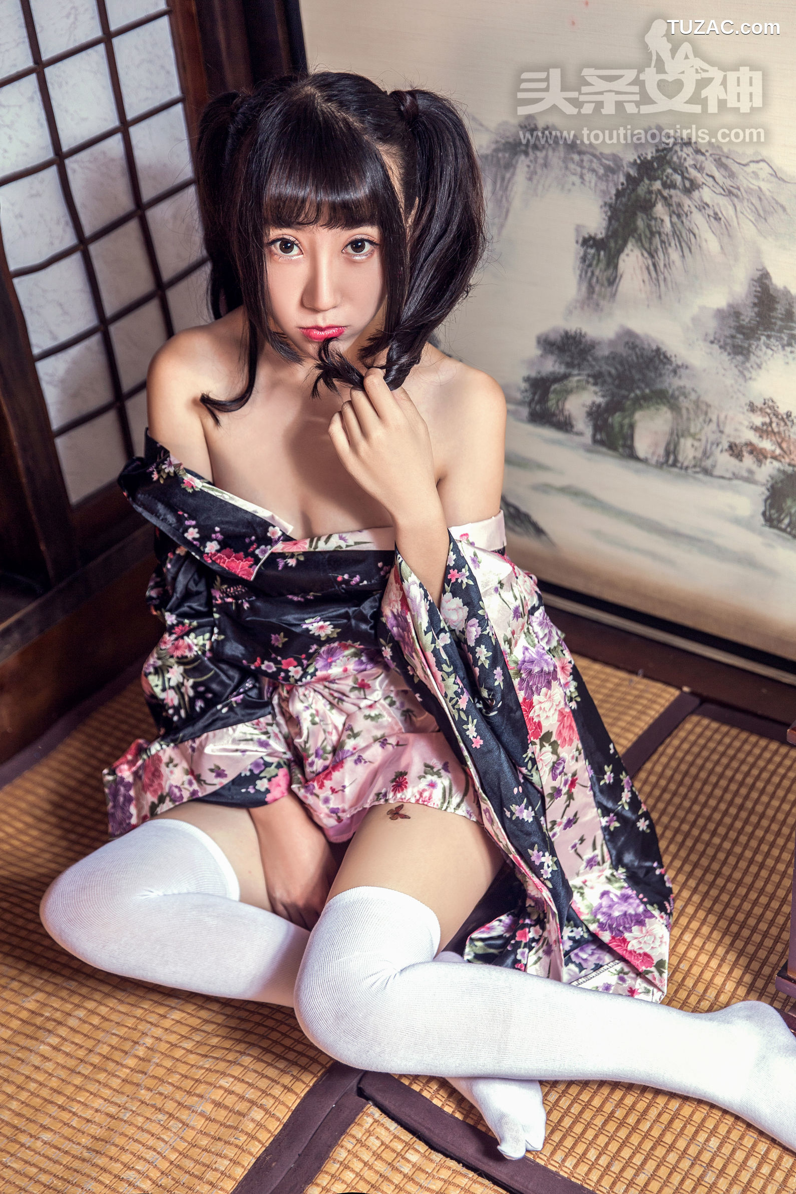TouTiao头条女神-2017.08.24-笑笑-《七夕の情缘①-和服便当》