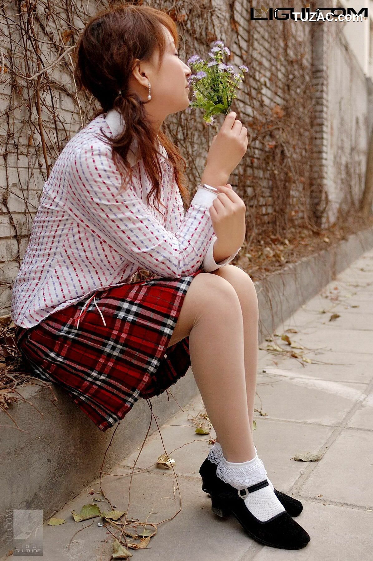 丽柜_ Model 英子《初恋布鞋女孩》丝足写真图片[70P]