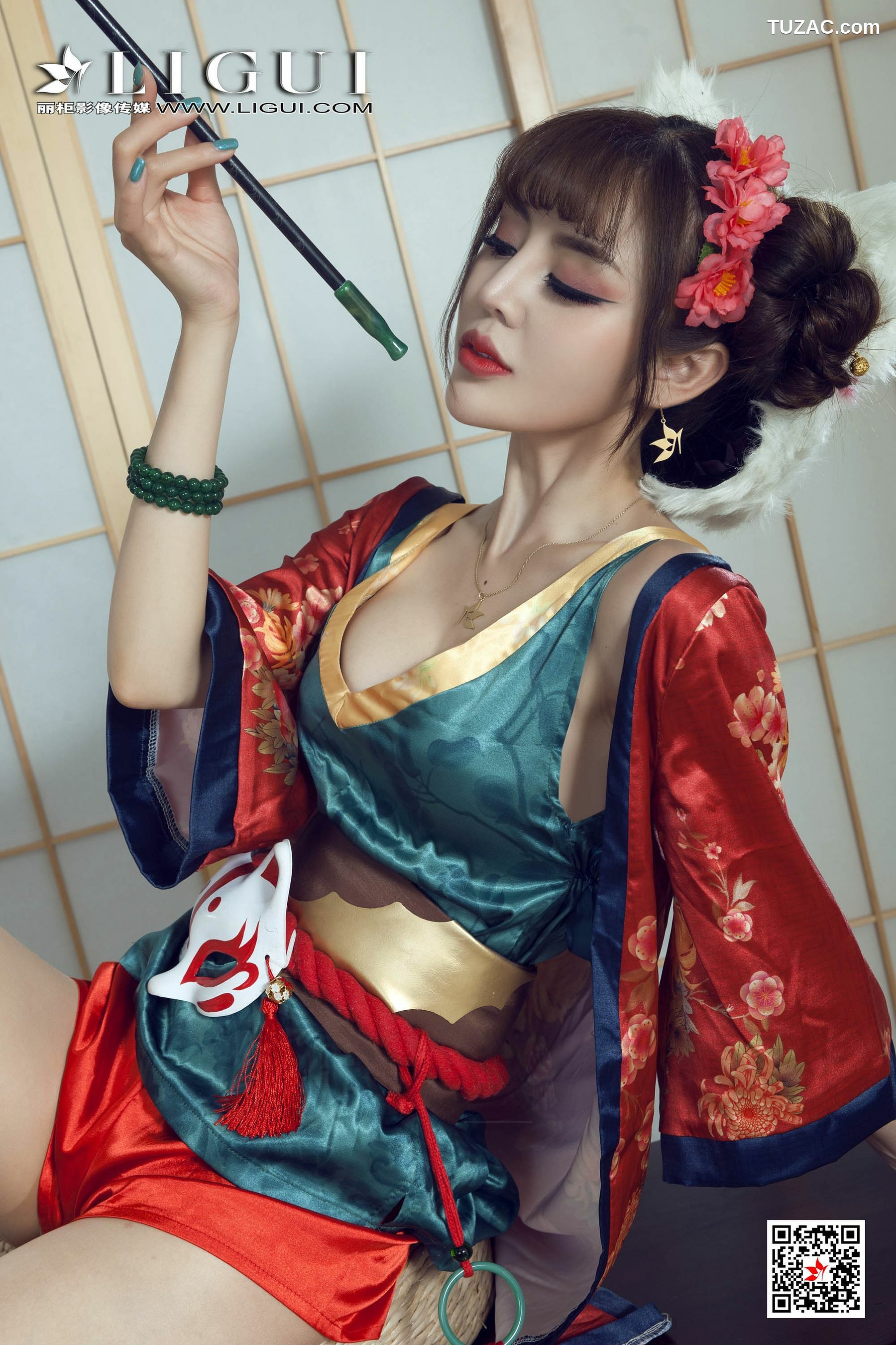 丽柜_Model 凉儿《古典玉足》 写真集[56P]