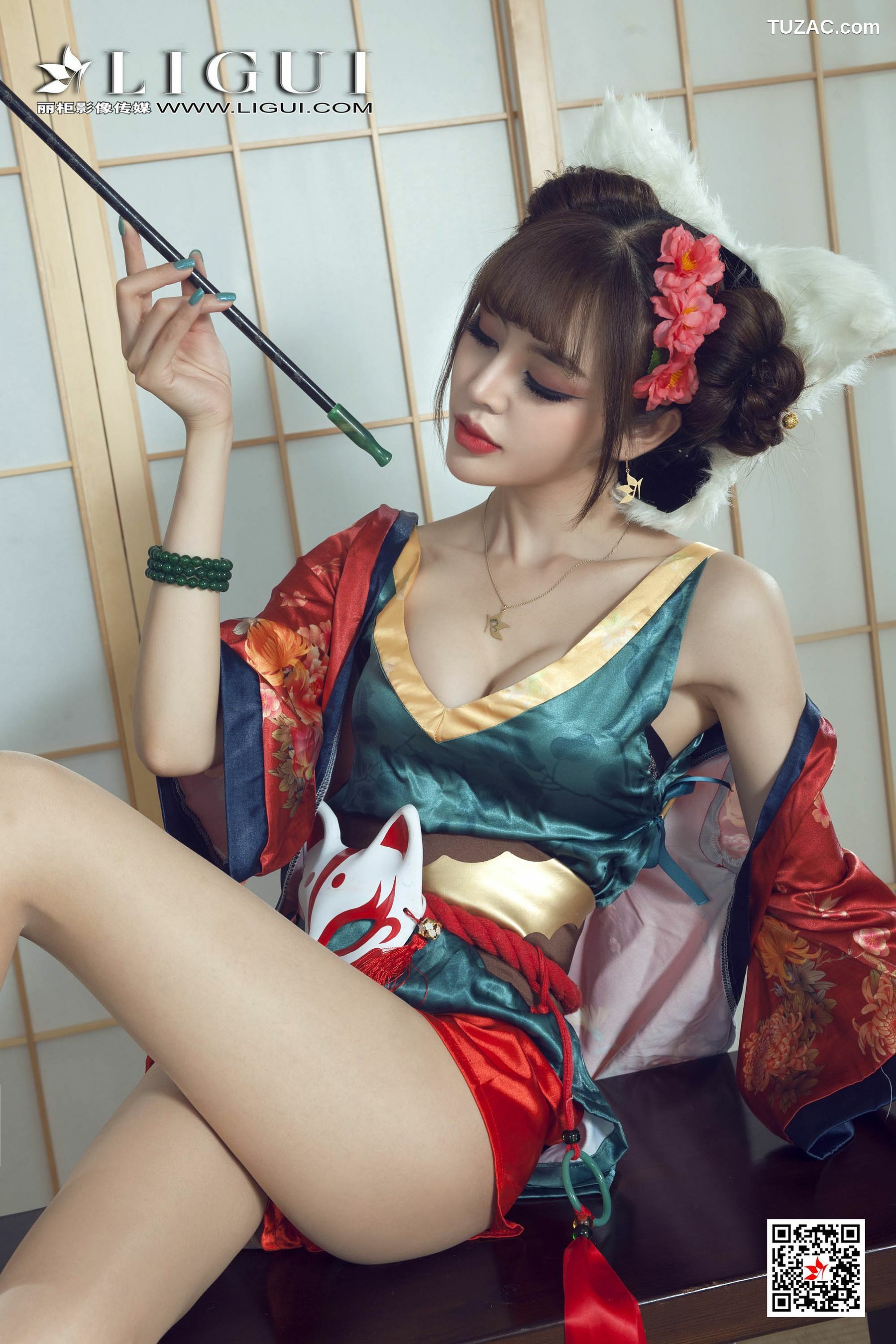 丽柜_Model 凉儿《古典玉足》 写真集[56P]