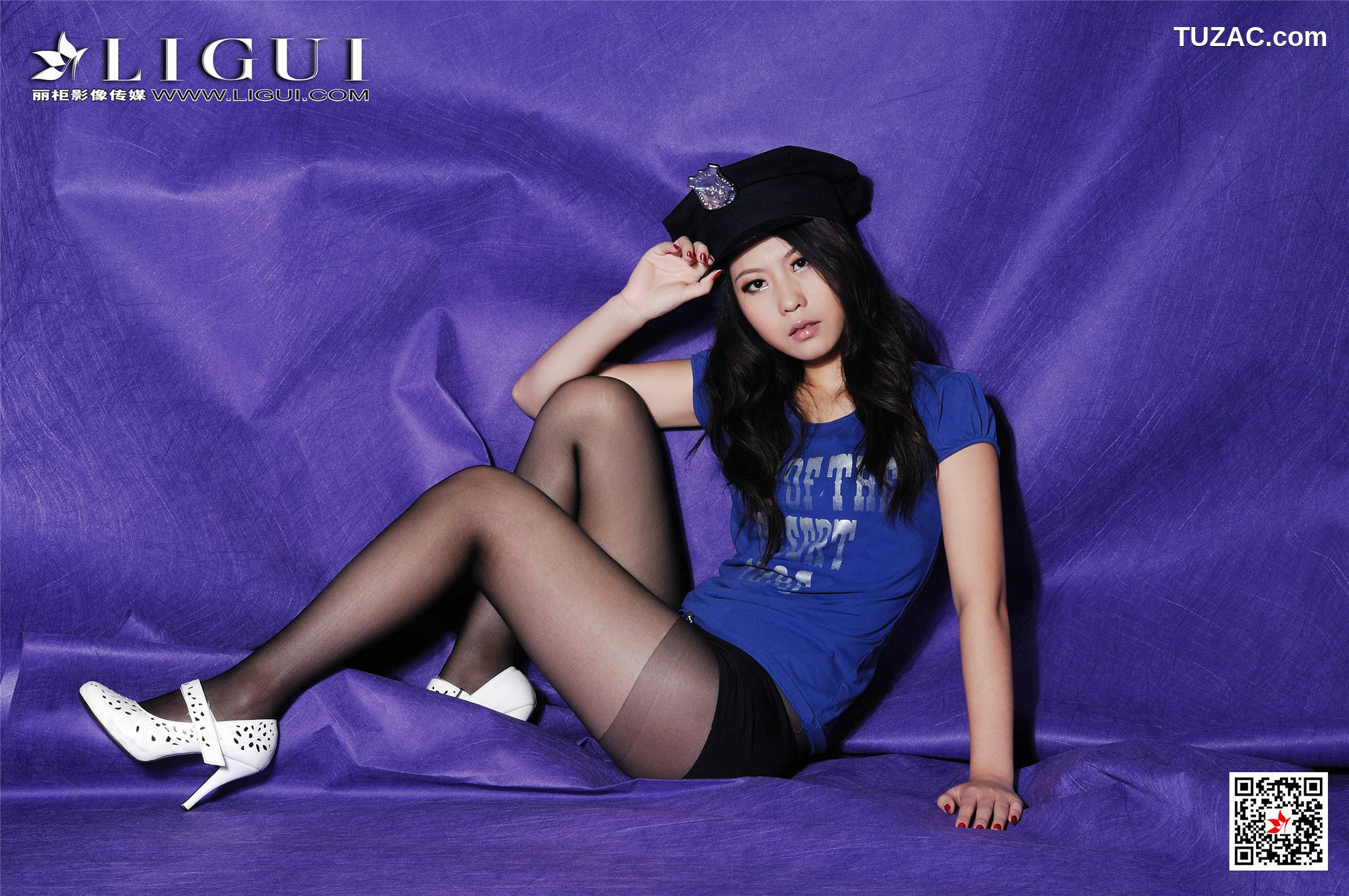 丽柜_Model 幽幽《黑丝女兵》 写真集[38P]