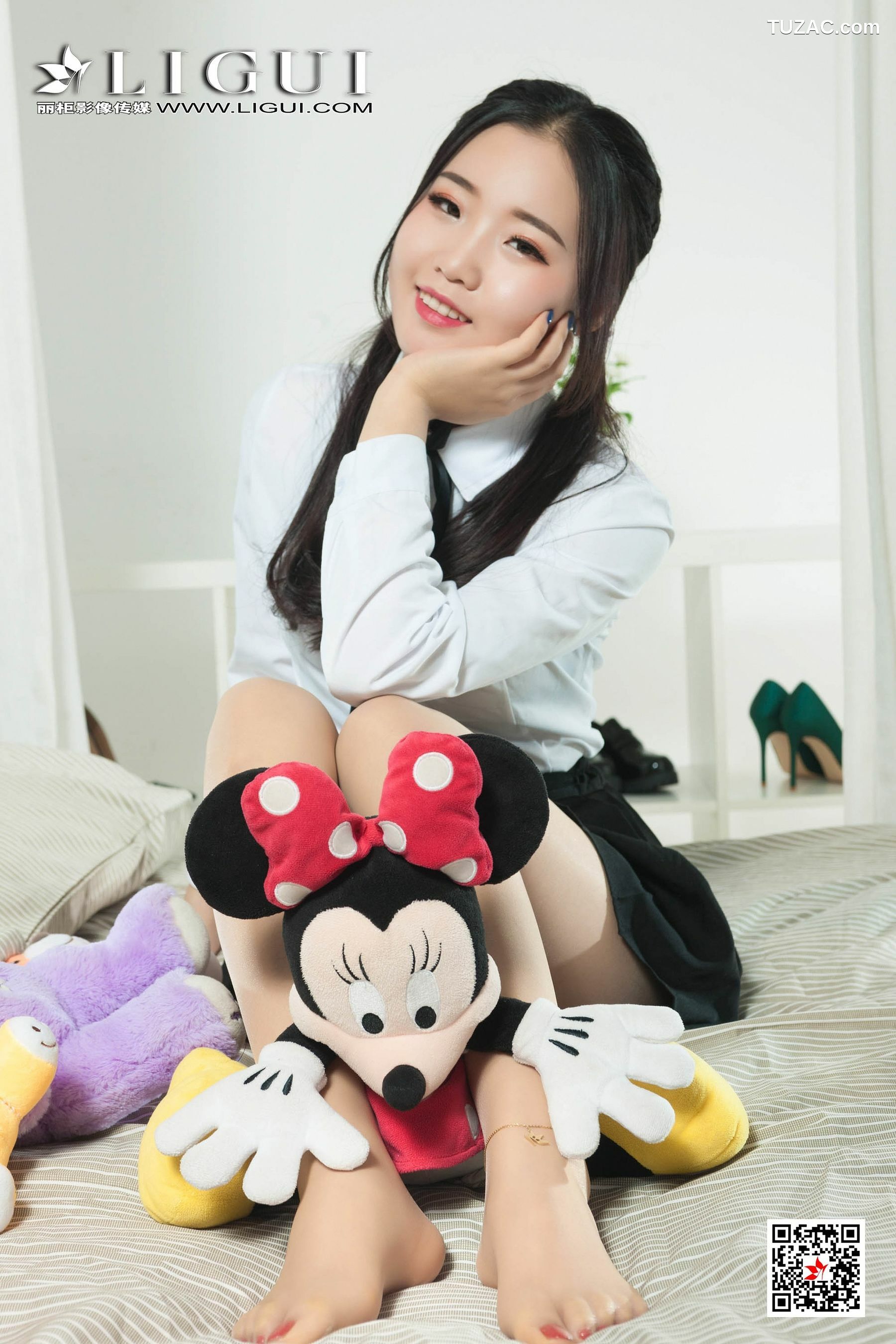 丽柜_媛媛《民国少女丝足》 网络丽人 写真集[100P]