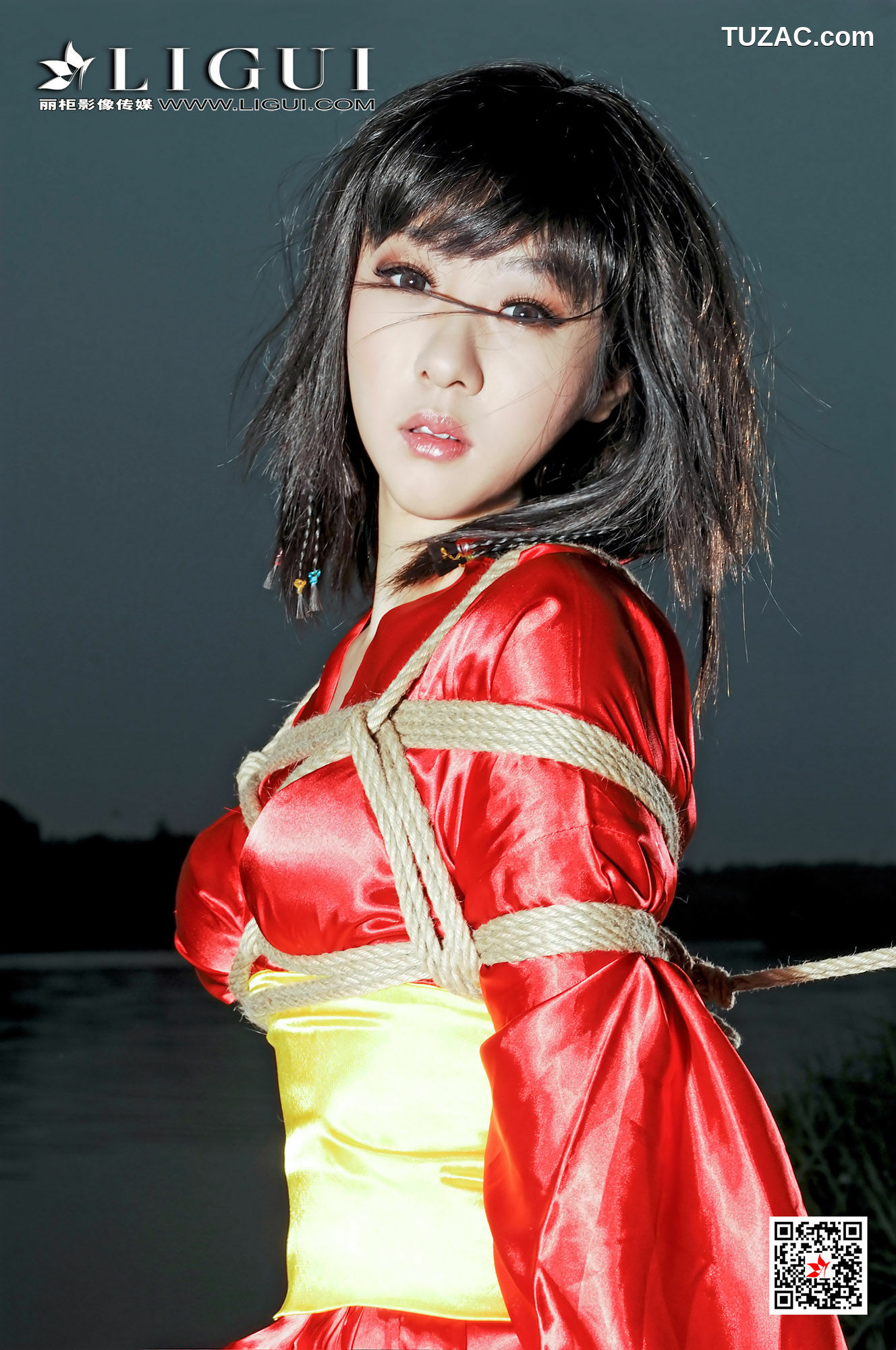 丽柜_模特佩佩《黑夜美束》 精品图集 写真集[61P]