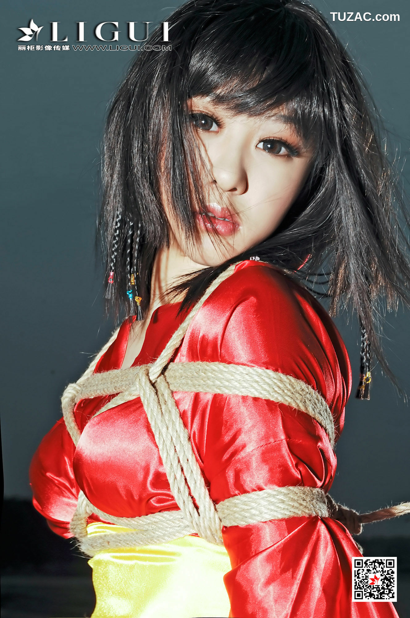 丽柜_模特佩佩《黑夜美束》 精品图集 写真集[61P]