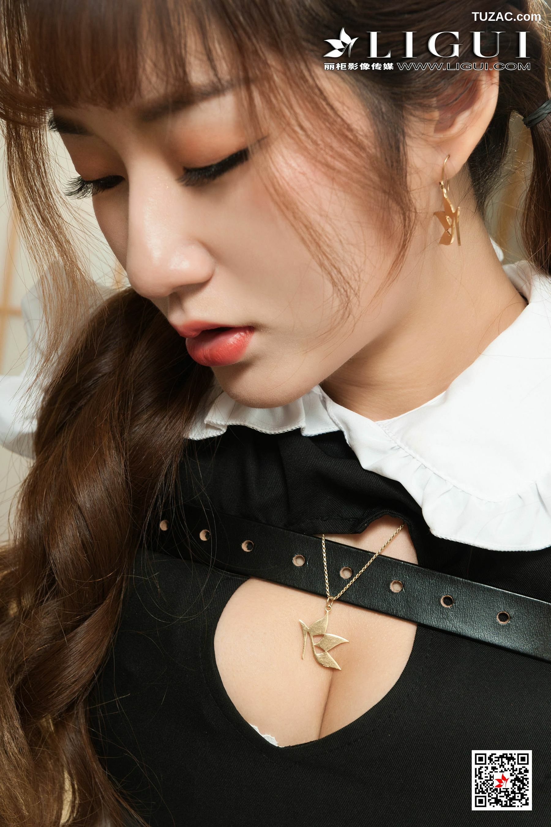 丽柜_汐汐《丝袜女仆捆绑》 写真集[74P]