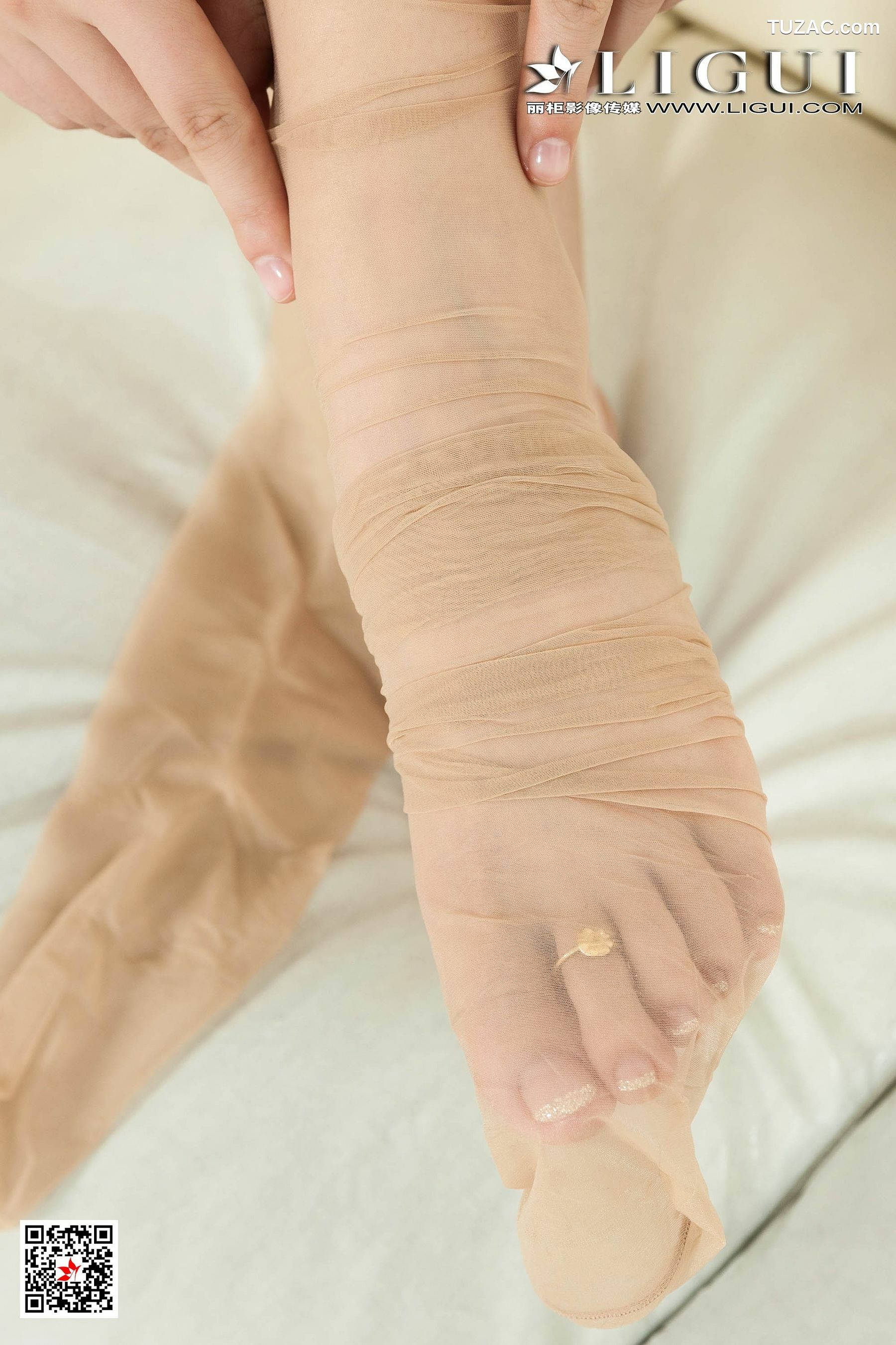 丽柜_腿模Angelina《长腿丝足》 网络丽人 写真集[62P]