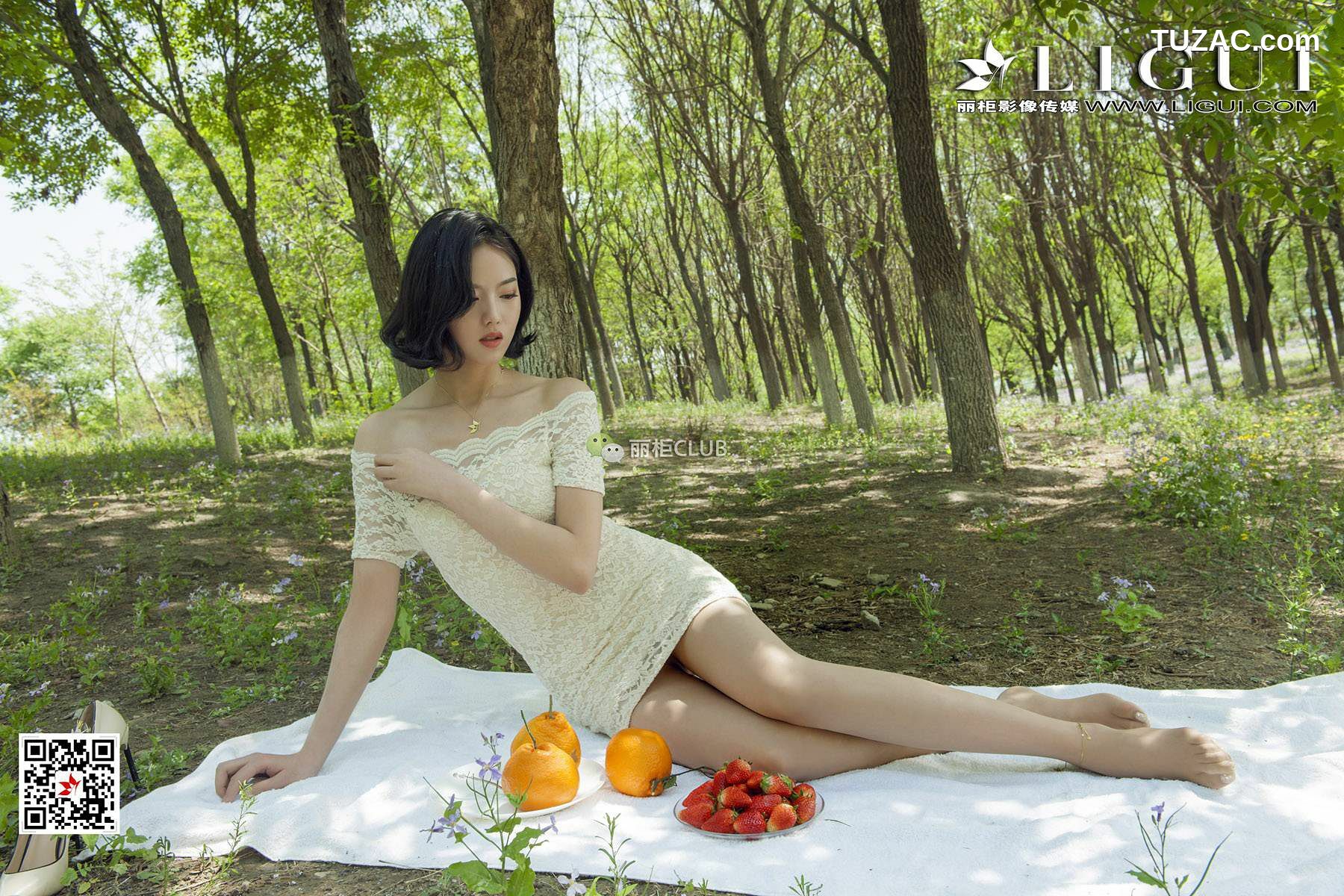 丽柜_腿模敏儿《水果丝足》 美腿丝足 写真集[31P]
