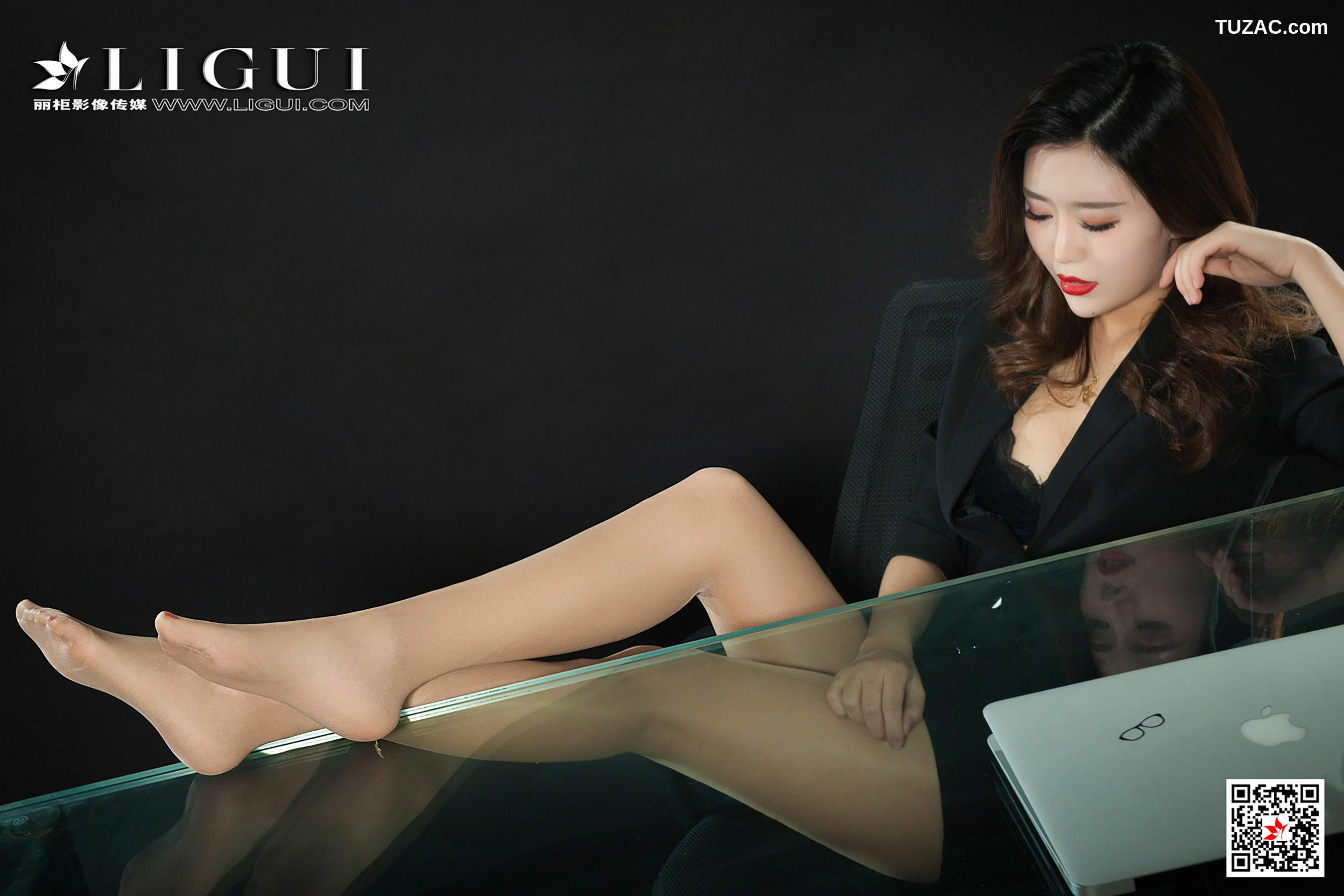 丽柜_腿模阿宁《御姐OL》 网络丽人 写真集[53P]