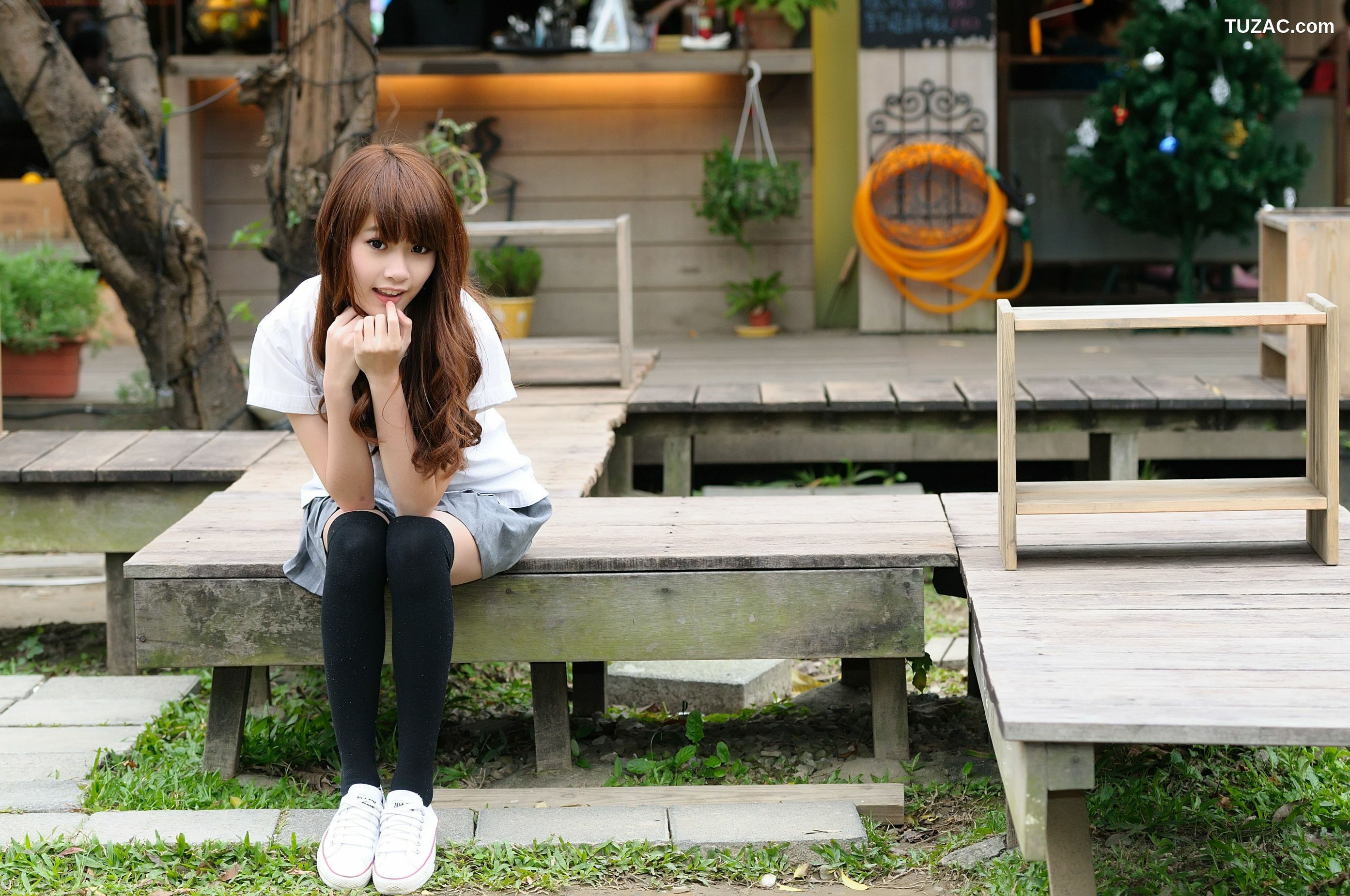 台湾正妹_台湾正妹Aries《清新甜美校服少女》写真集