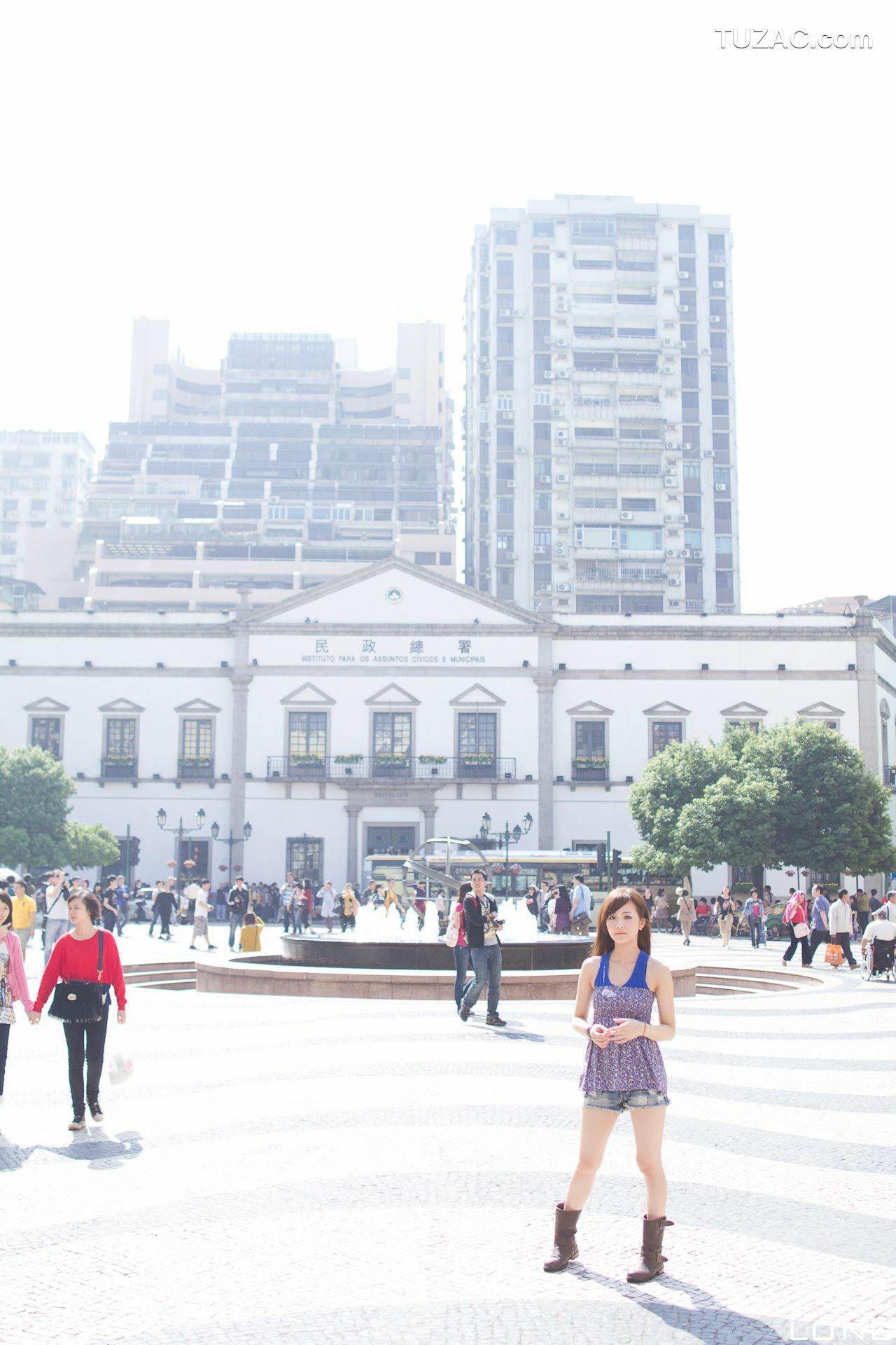 台湾正妹_张凯洁/Mikako《港澳之旅》之街拍系列 写真集