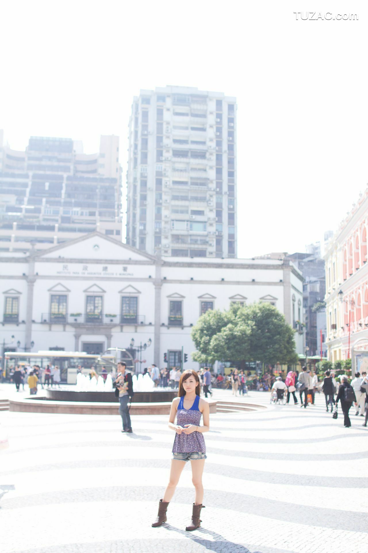 台湾正妹_张凯洁/Mikako《港澳之旅》之街拍系列 写真集