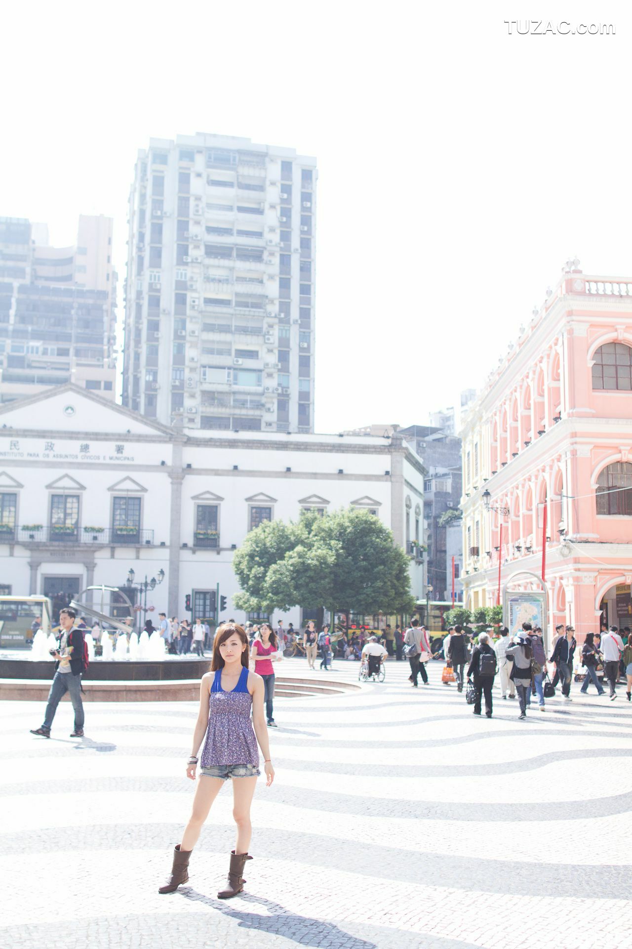 台湾正妹_张凯洁/Mikako《港澳之旅》之街拍系列 写真集