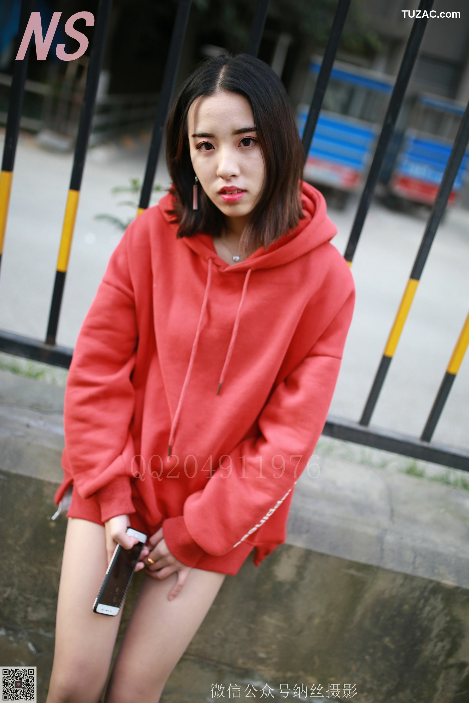 纳丝摄影_乔乔《红色卫衣》 NO.116 写真集[53P]