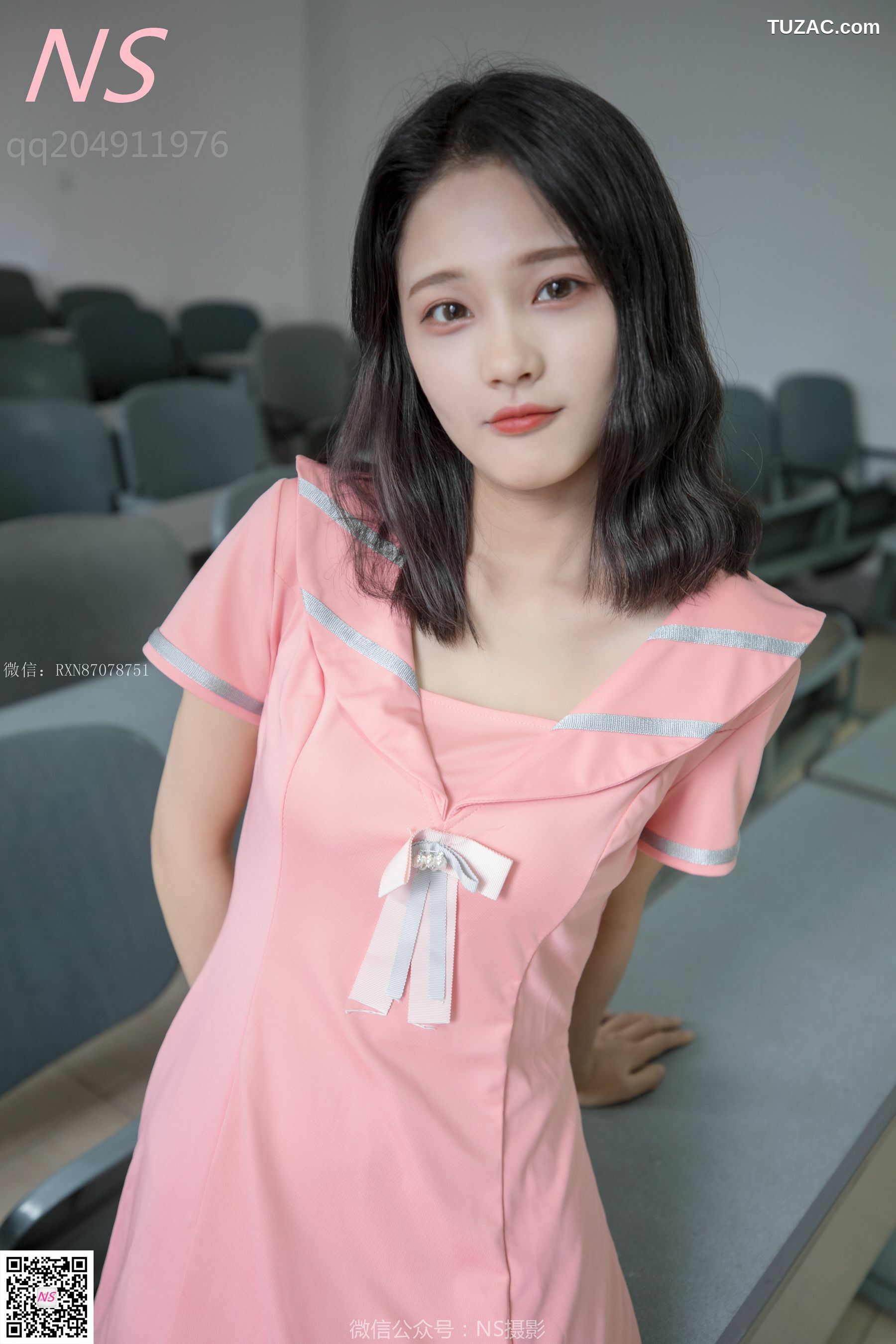 纳丝摄影_小蝴蝶《纯纯的丝袜帆布鞋》 写真集[50P]