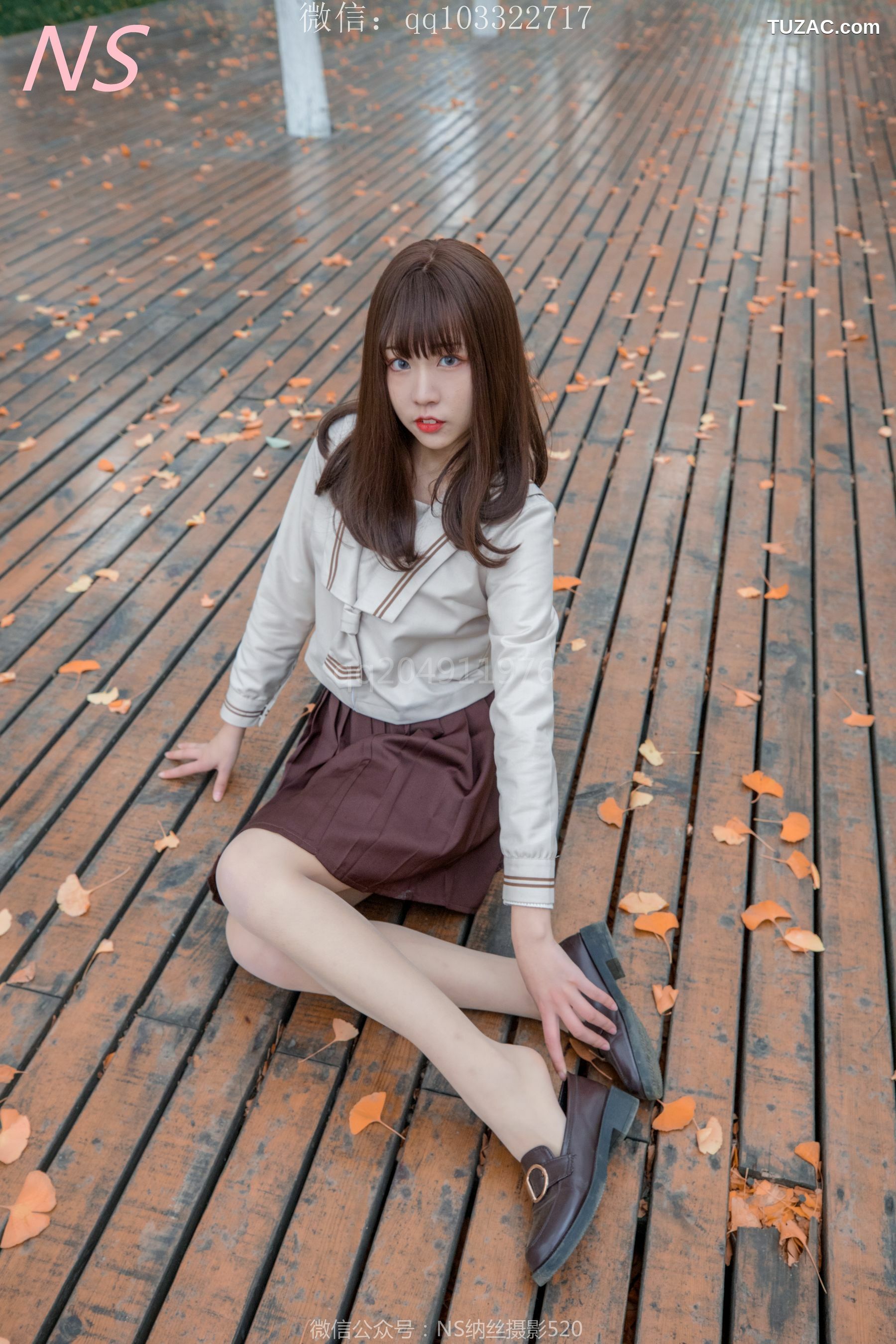 纳丝摄影_枫之少女《白丝肉丝萌萌哒的枫》 写真集[93P]