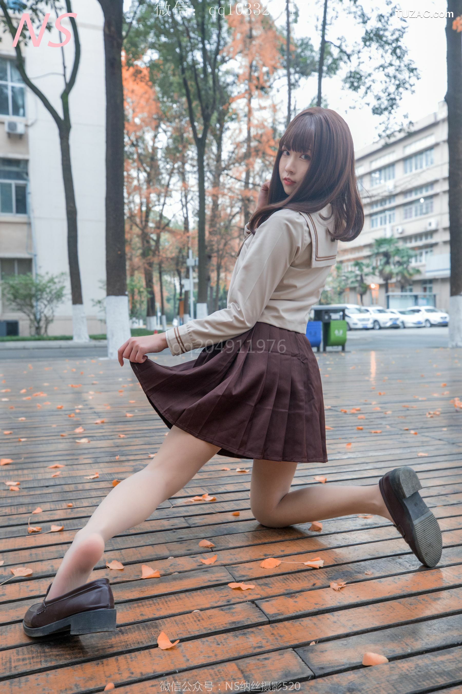 纳丝摄影_枫之少女《白丝肉丝萌萌哒的枫》 写真集[93P]