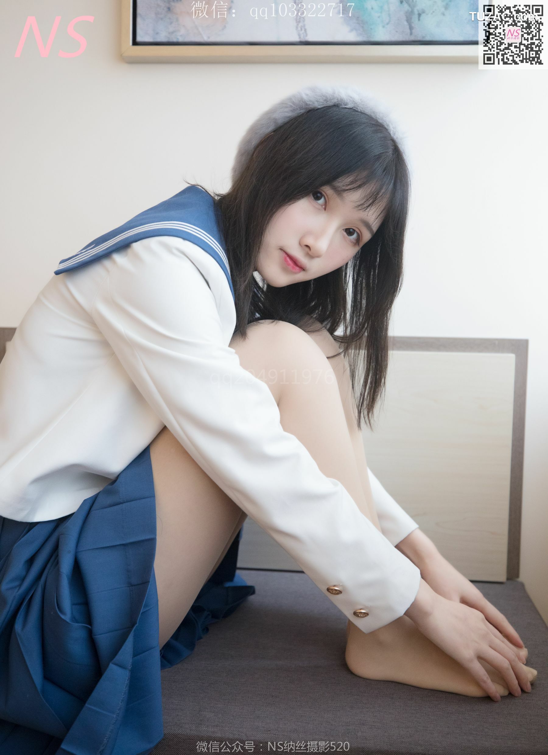 纳丝摄影_楚楚《楚楚动人的丝袜少女》 写真集[93P]